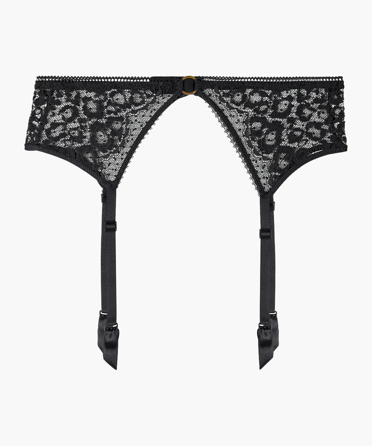 Illusion Fauve Porte-jarretelles Black