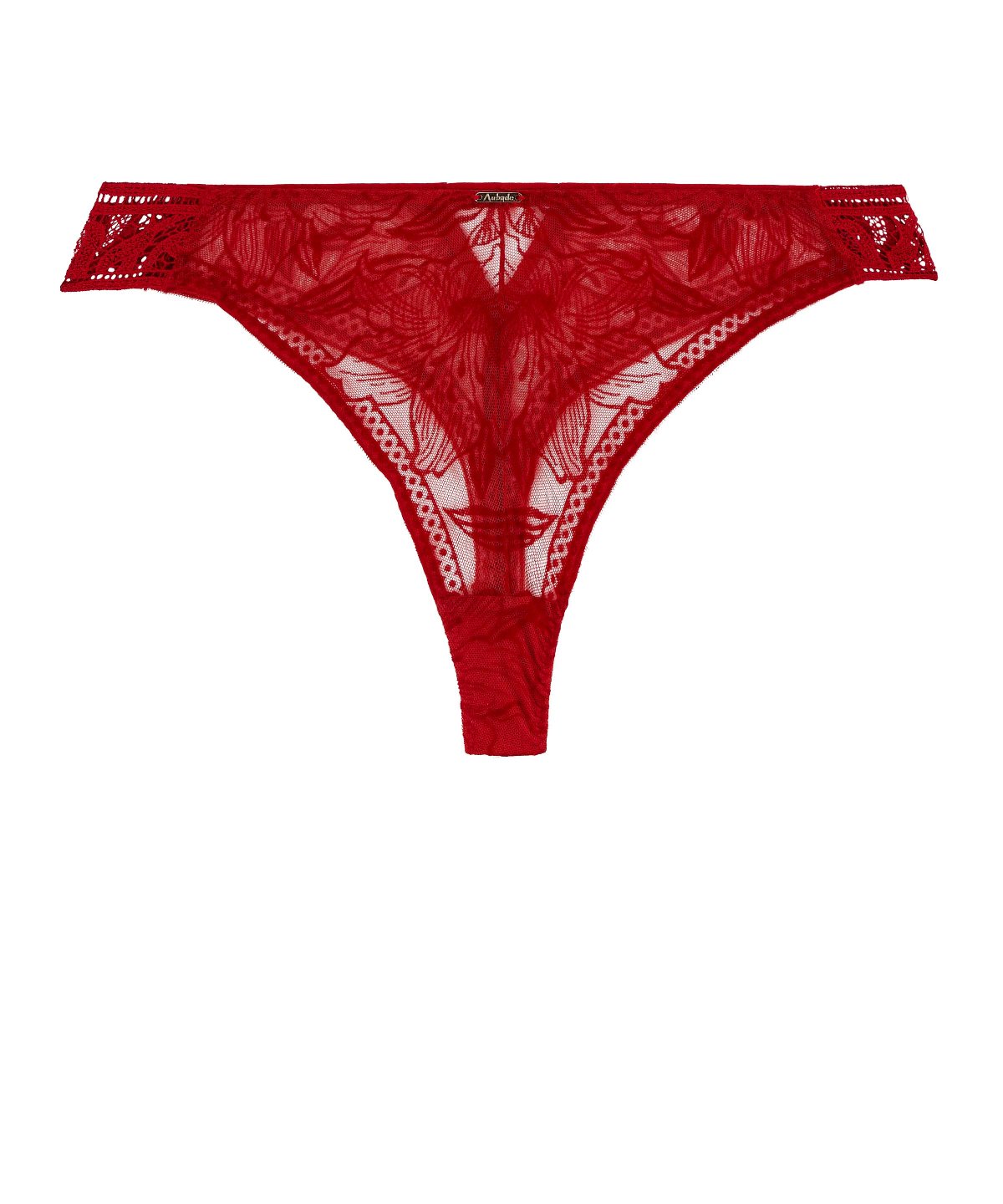 Aubade Women's Coeur A Corps Lingerie Set - Flocked Floral Braid & Guipure Lace With Gold-Tone Jewels