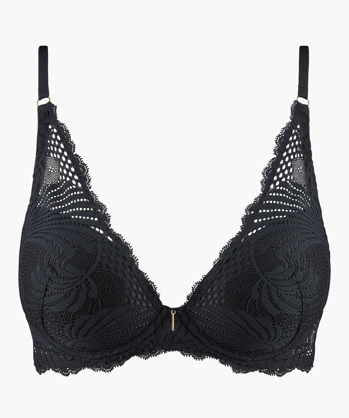 Rythm of Desire Soutien-gorge Plunge foulard Noir