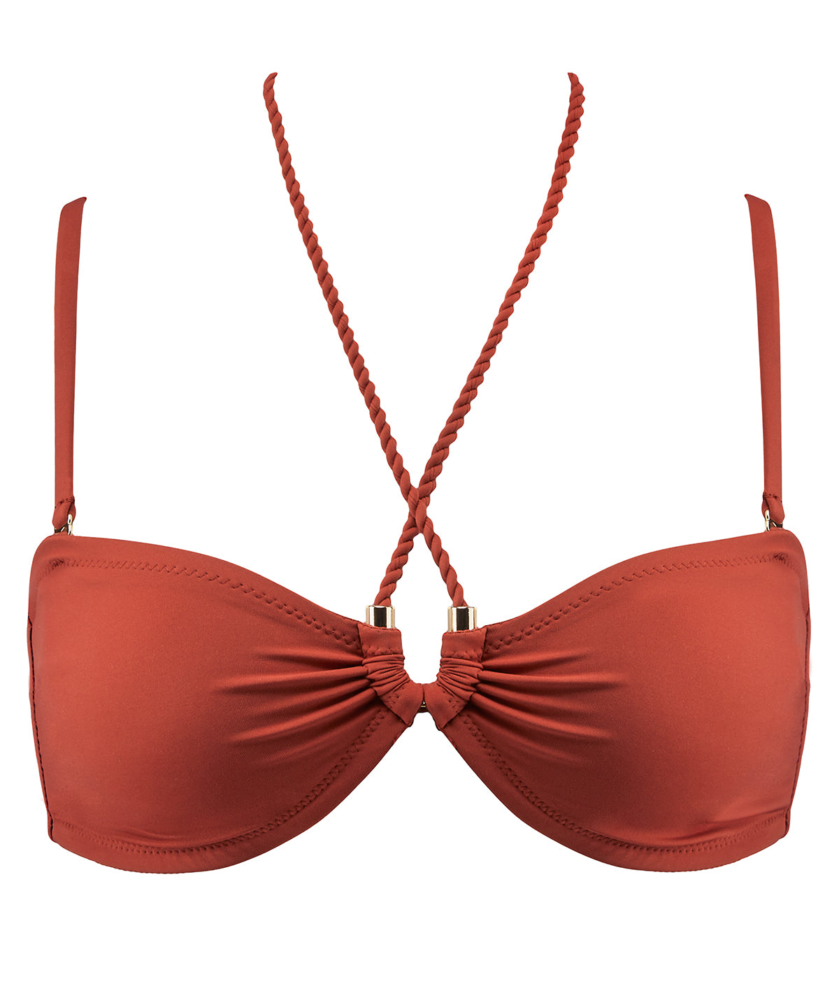 Summer Journey Haut de maillot de bain Bandeau Clay