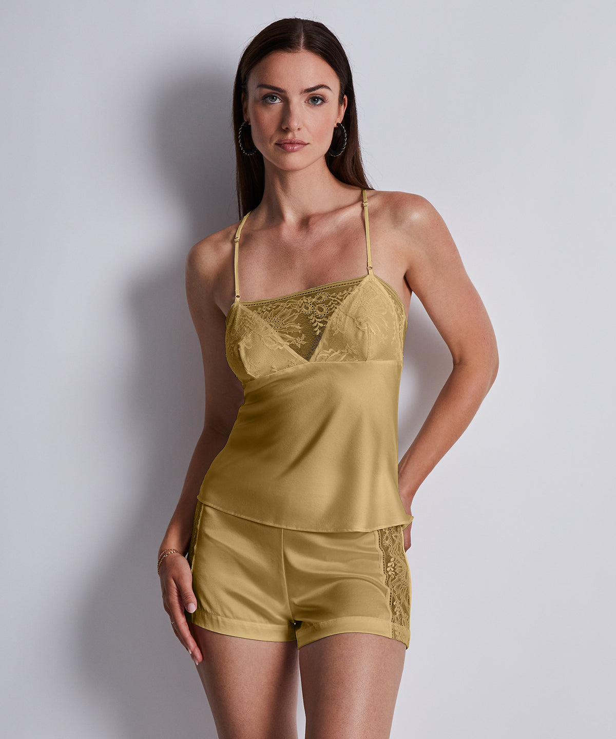 Midnight Whisper Top à fines bretelles Sublime Bronze