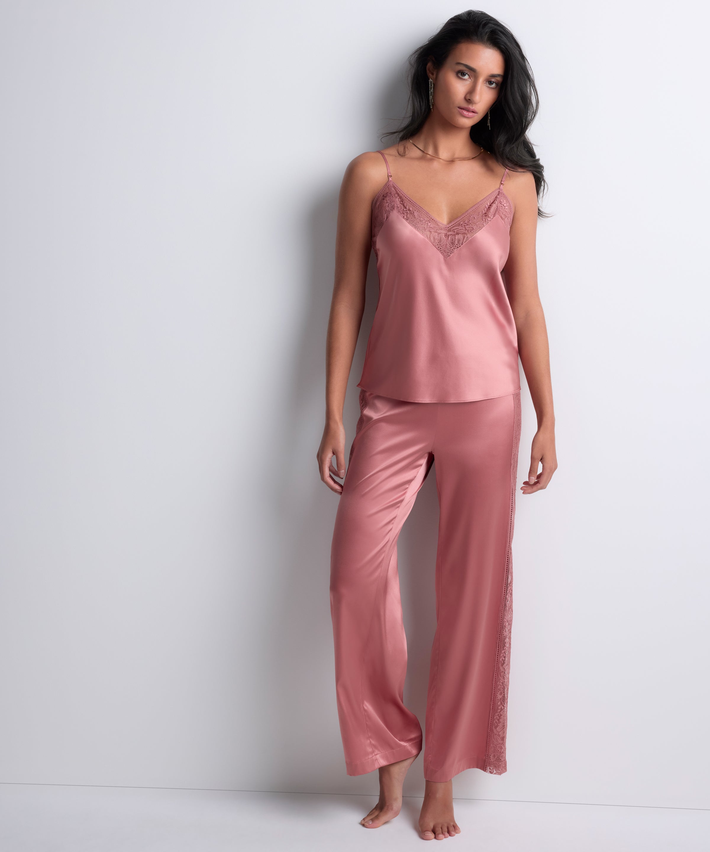 Midnight Whisper Pantalon Warm Pink