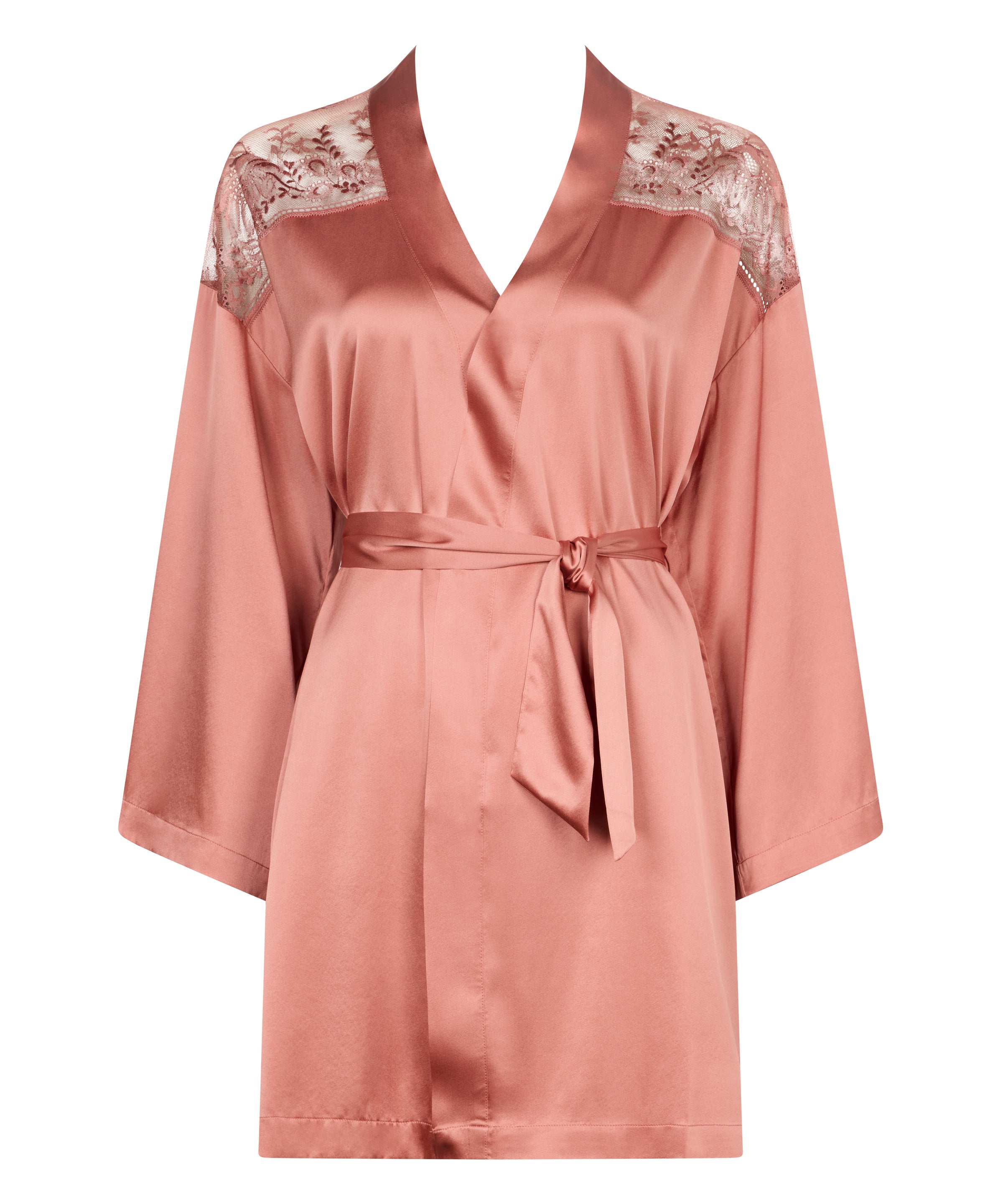 Midnight Whisper Kimono Warm Pink