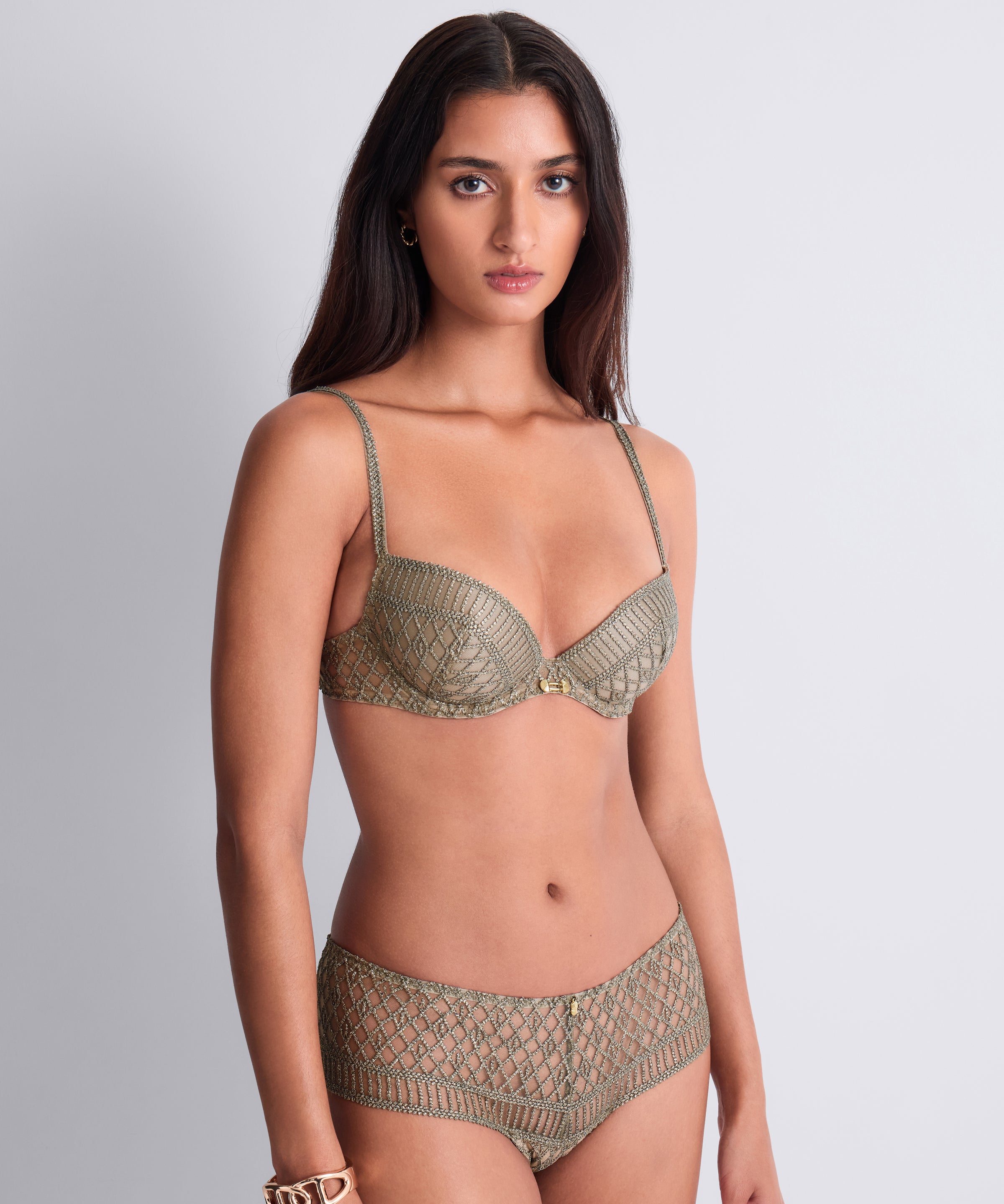 Stardust Dream Soutien-gorge Push-up coques Nile Green