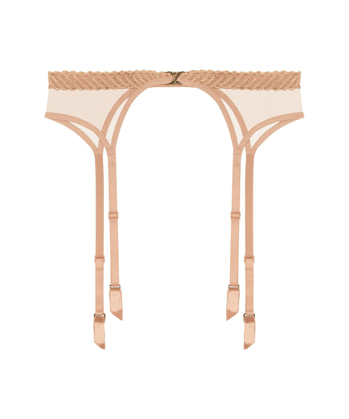 Sheer Emotion Porte-jarretelles Sand
