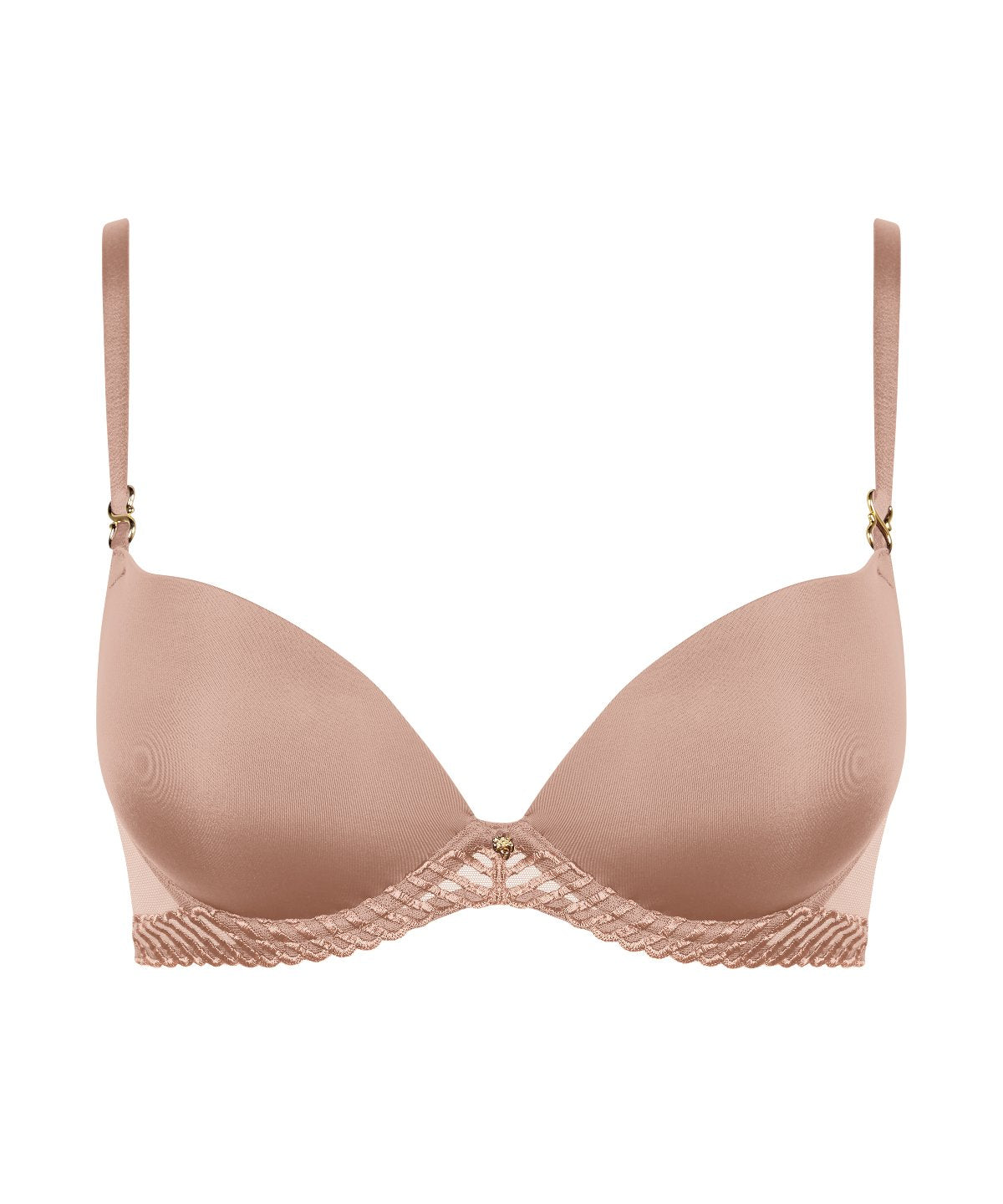 Sheer Emotion Soutien-gorge Push-up coques Sand