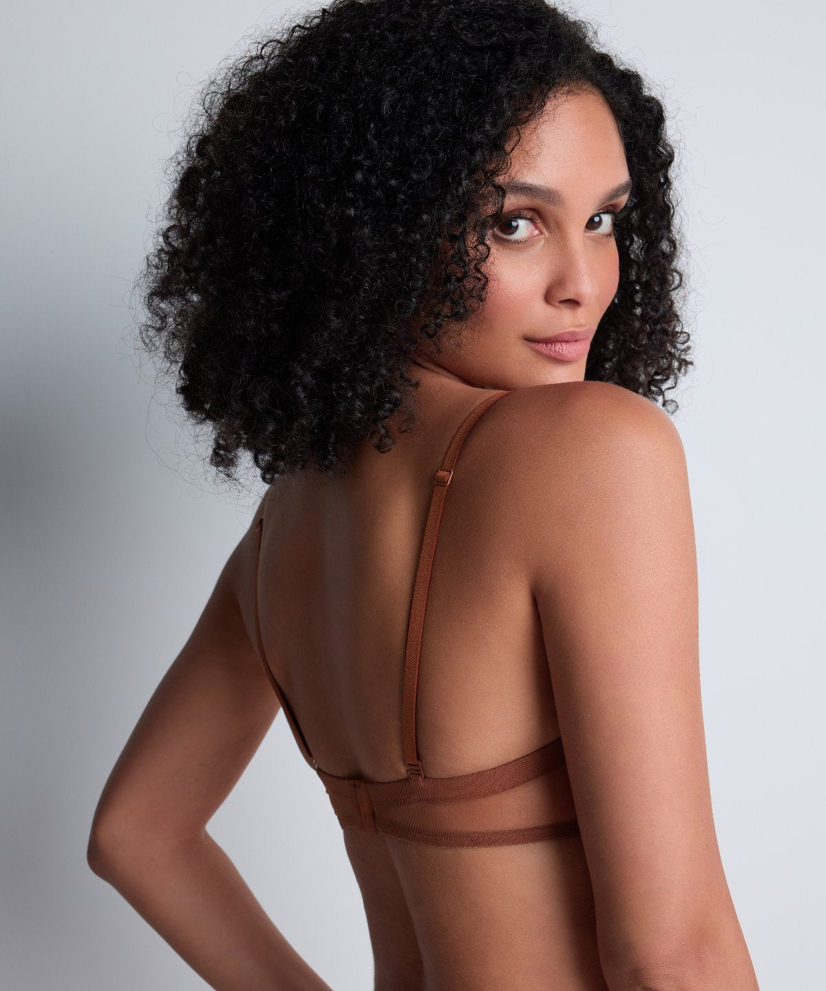 Sheer Emotion Soutien-gorge Bandeau plunge Honey
