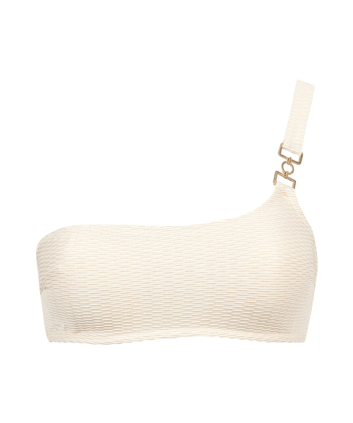 Shimmering Waters Haut de maillot de bain Brassière Golden White