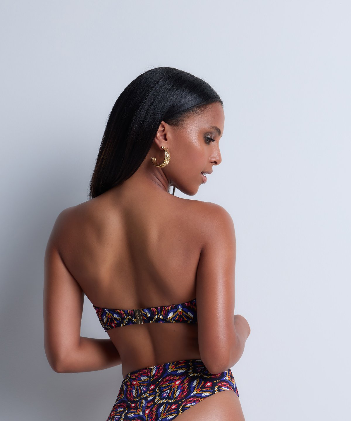 Sunkissed Allure Haut de maillot de bain Bandeau Ikat