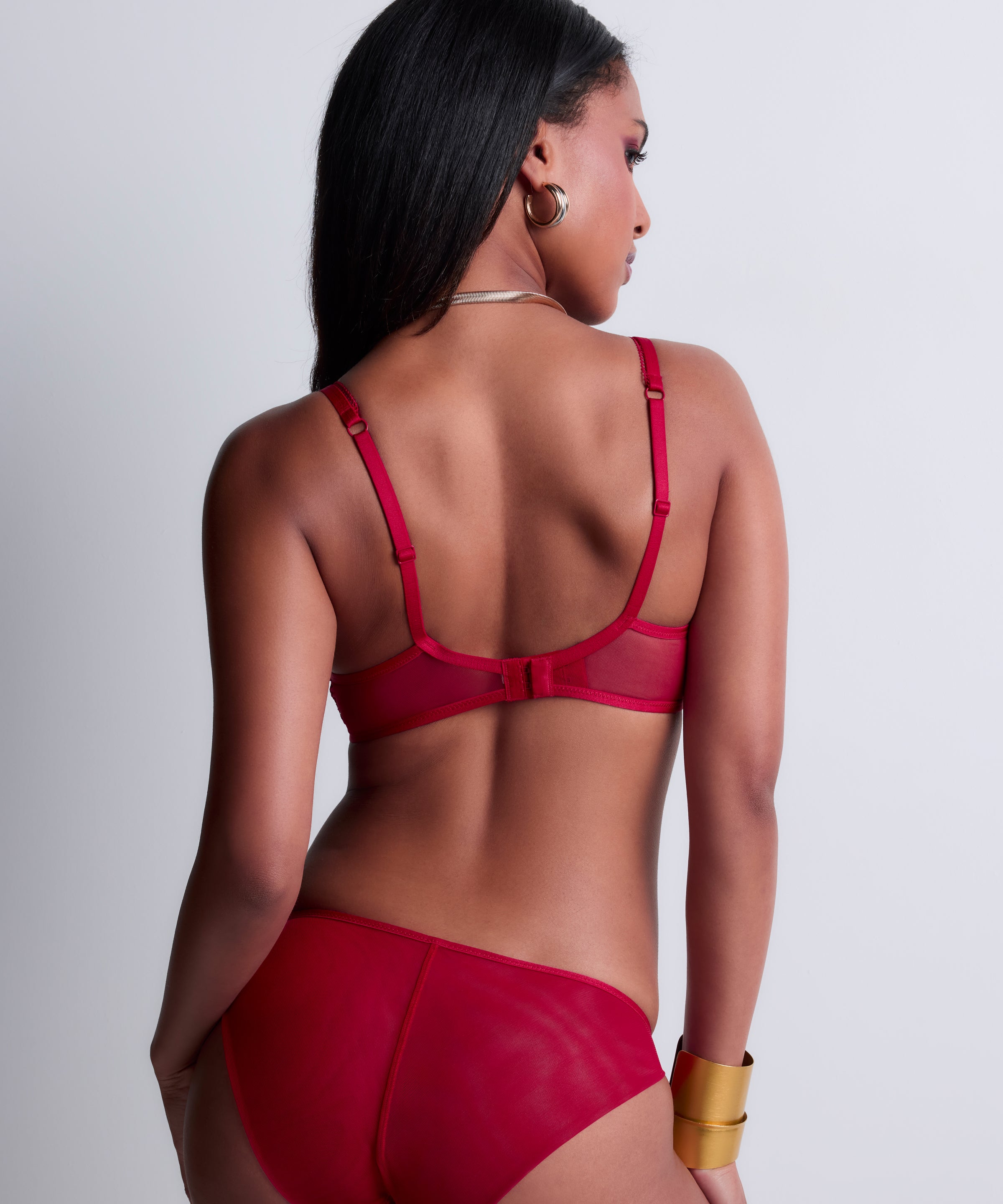 Sense of Illusion Soutien-gorge Emboîtant Foulard Red Berry