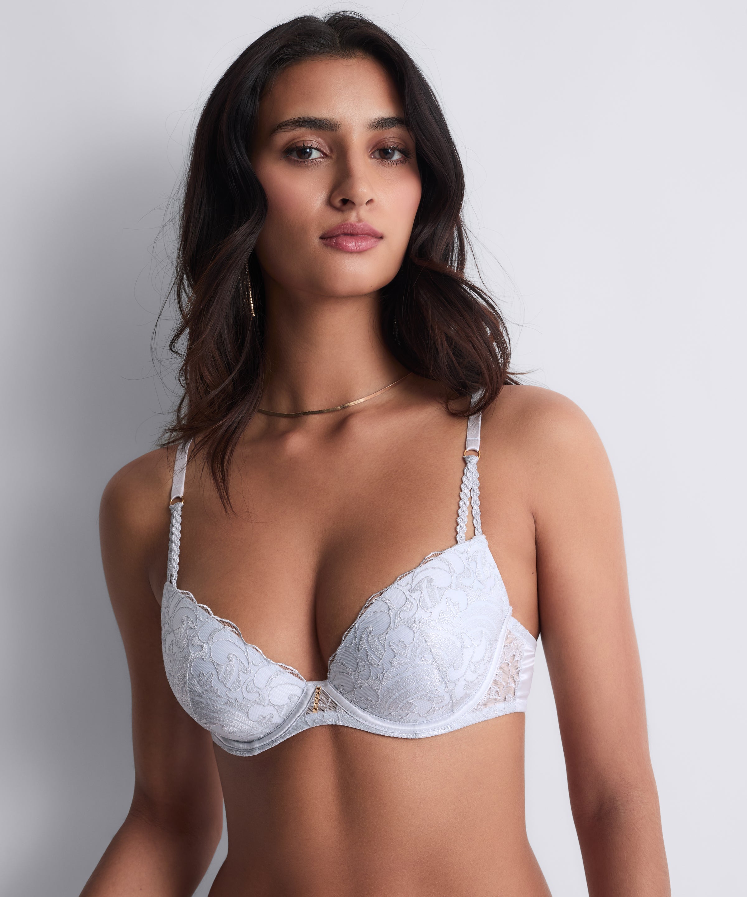 Satin Memories Soutien-gorge Push-up coques Artic Blue