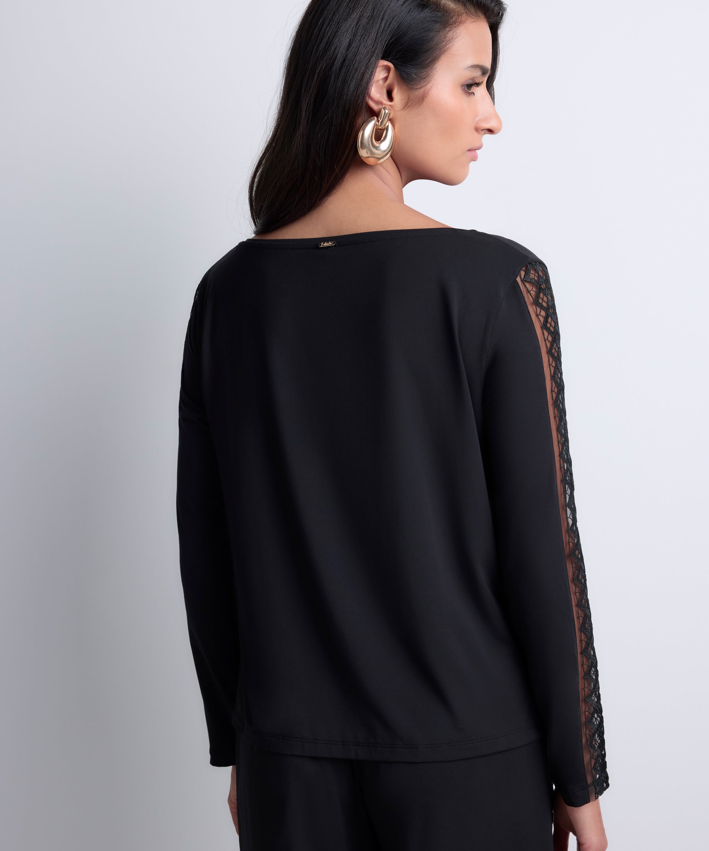 Sweet Obsession Top manches longues Black