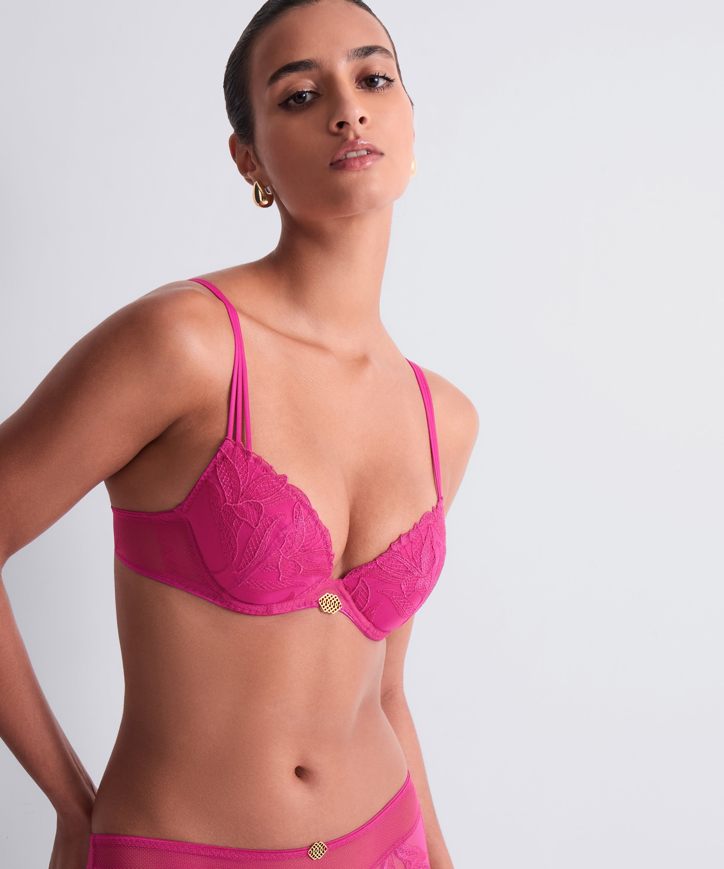 Sweet Euphoria Soutien-gorge Push-up coussinets Passion rose