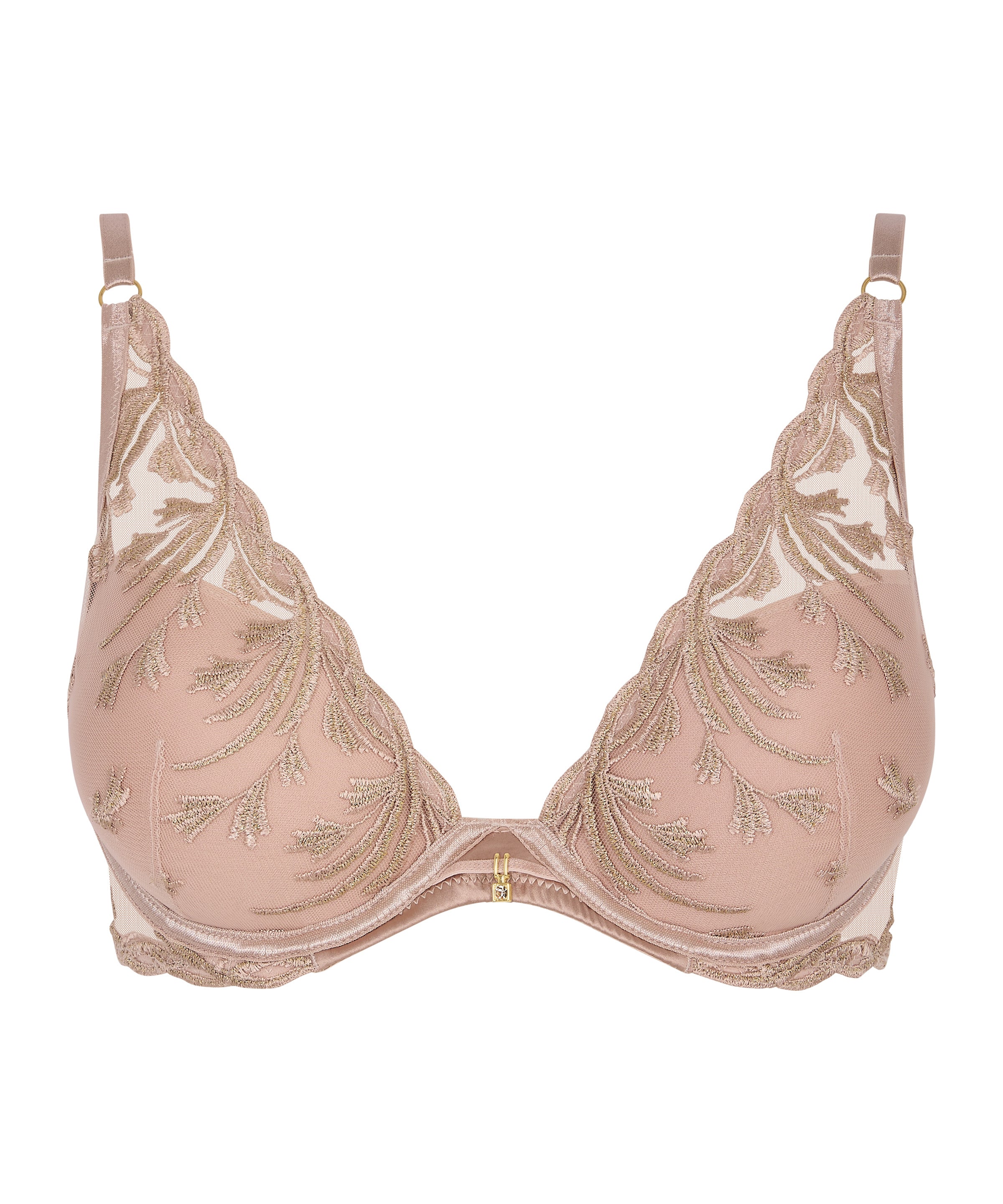 Cosmic Romance Soutien-gorge Plunge foulard Sand Rose