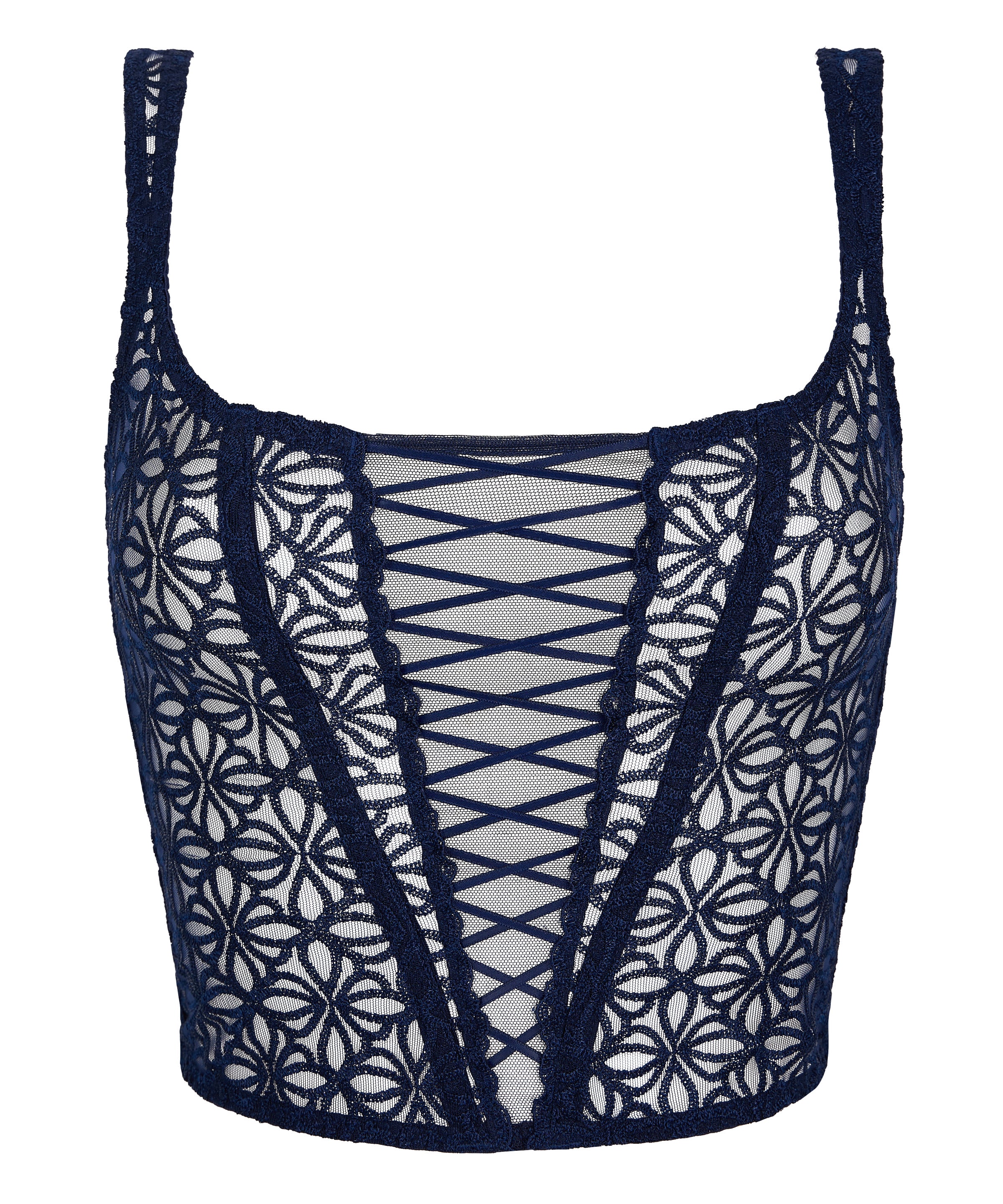 Secret Memories Bustier Deep Blue