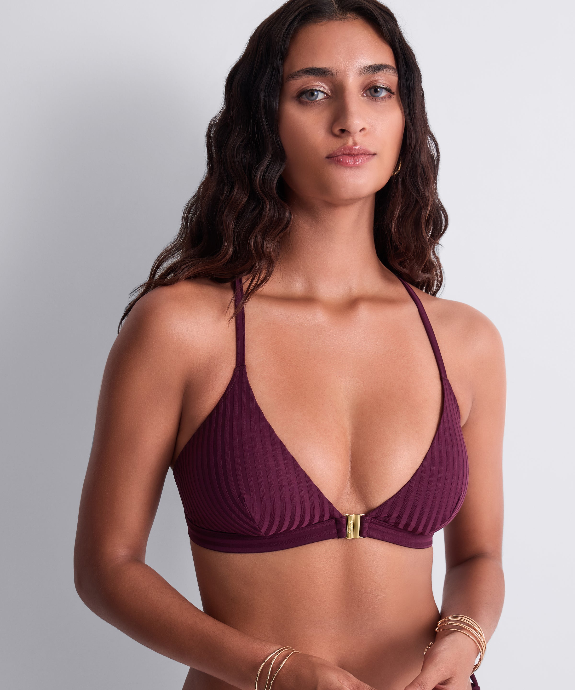 Sun Pop Haut de maillot de bain Triangle Açaï