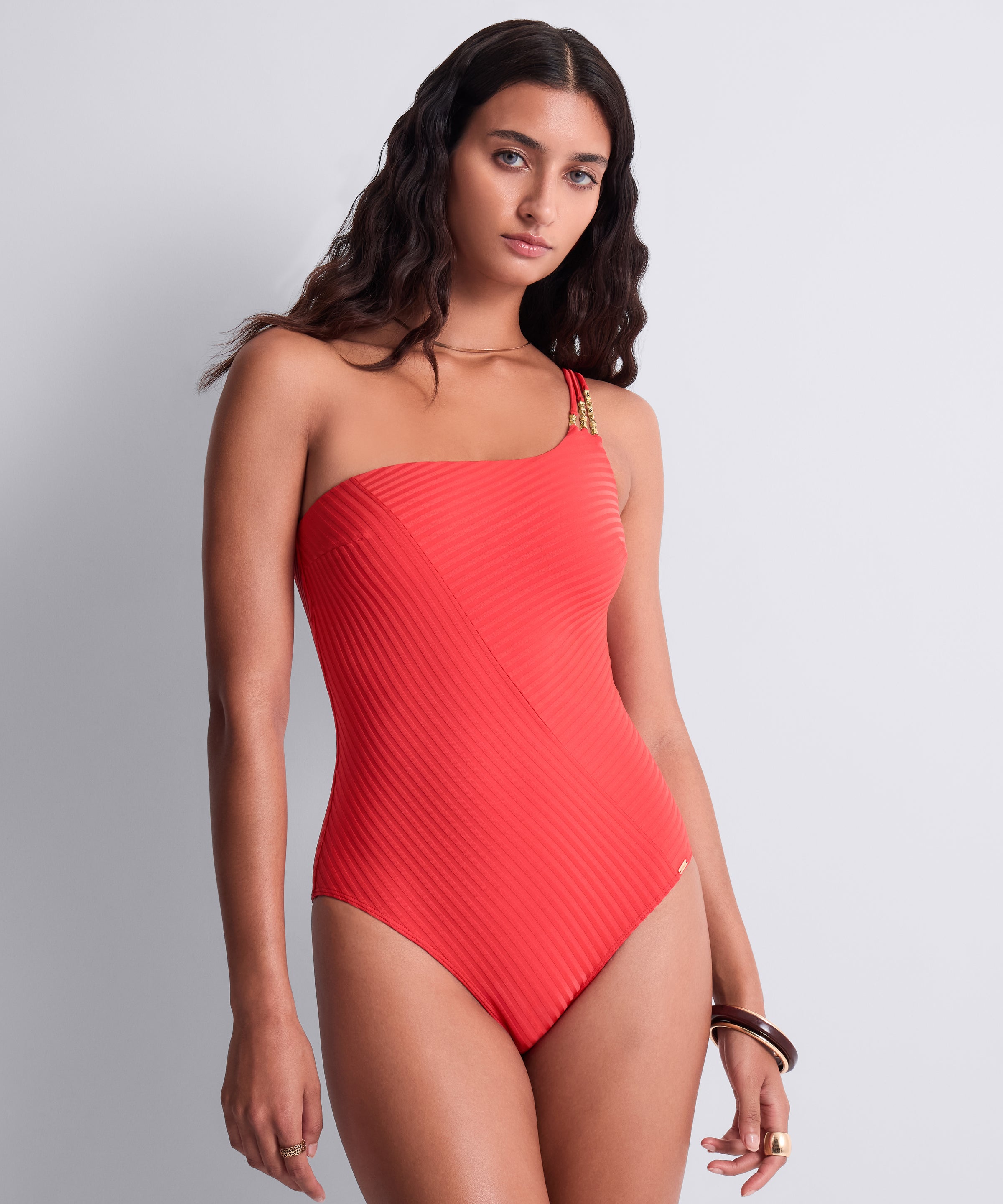 Sun Pop Maillot de bain une pièce Corail
