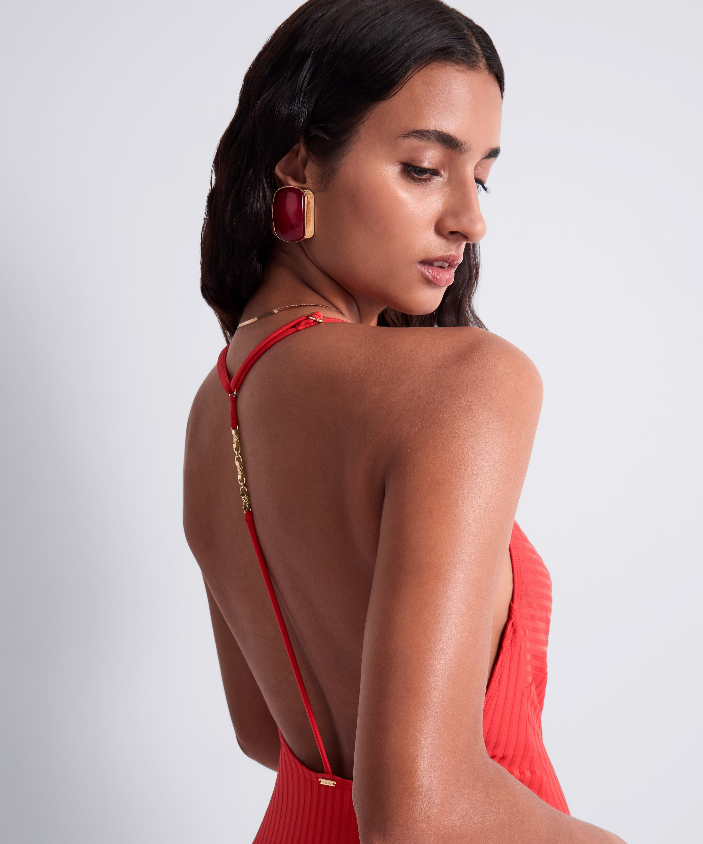 Sun Pop Maillot de bain une pièce Corail