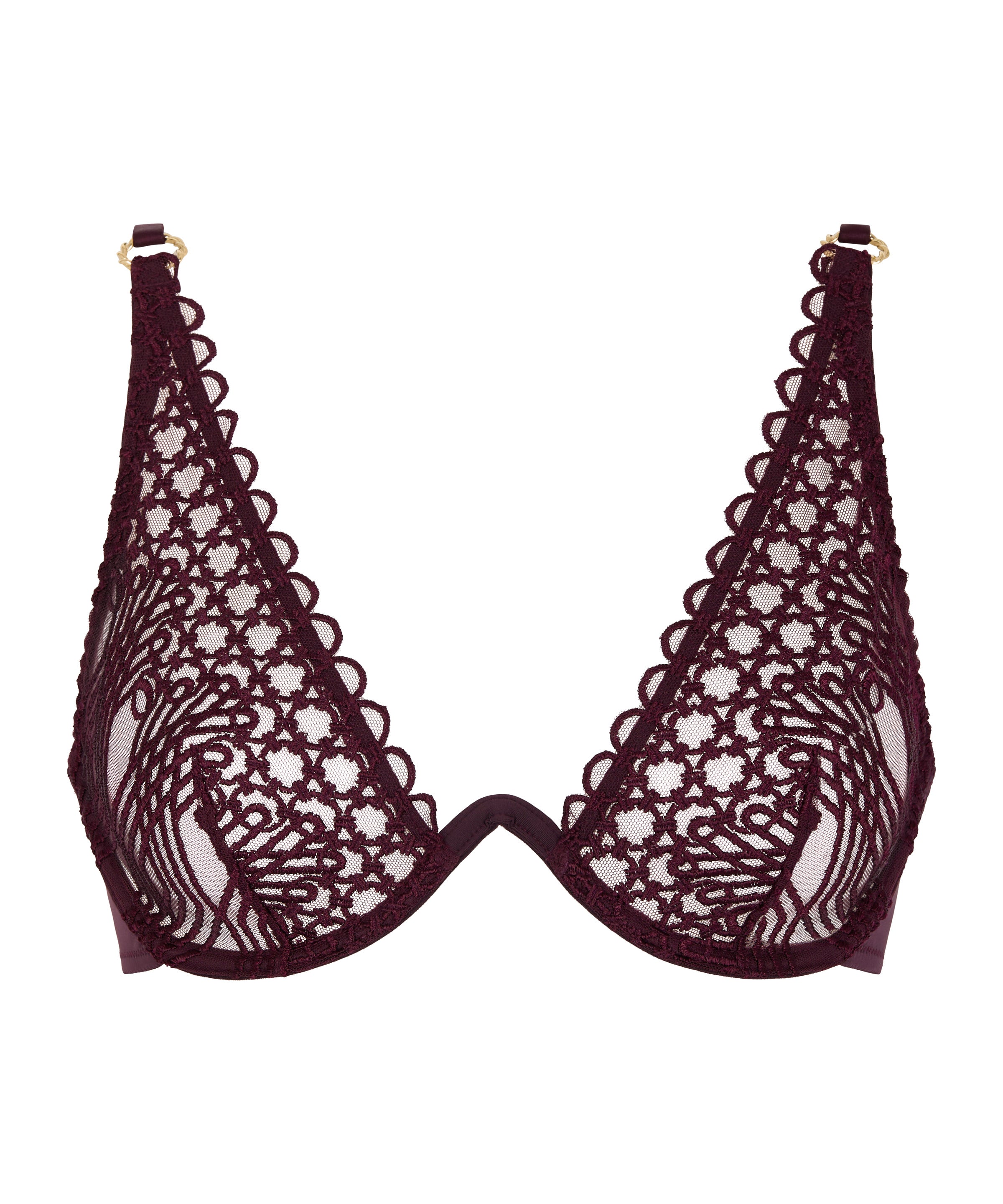 Éloge du Désir Soutien-gorge Triangle mono-armature Deep Berry