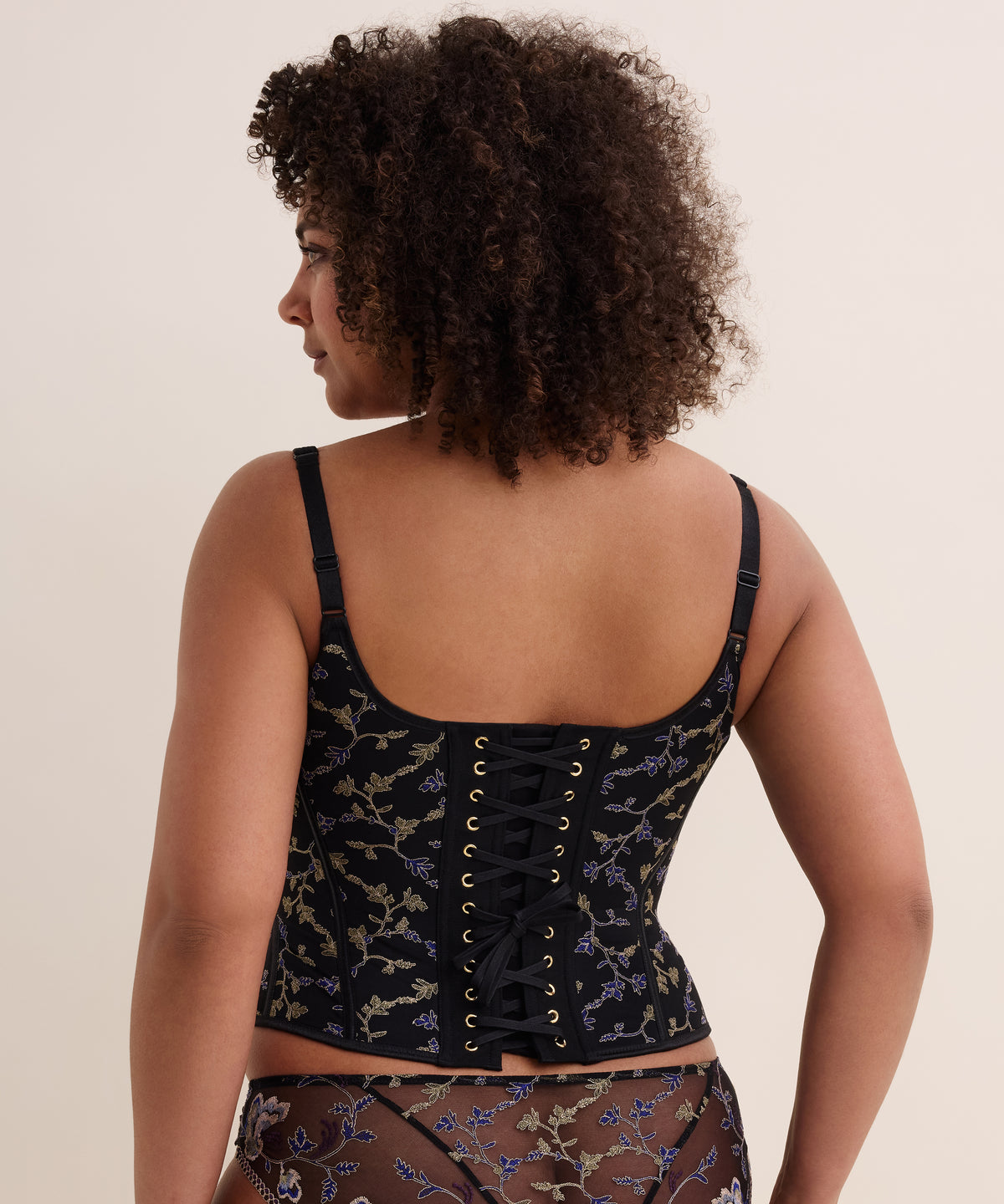 Midnight Opéra Corset Persian Blue