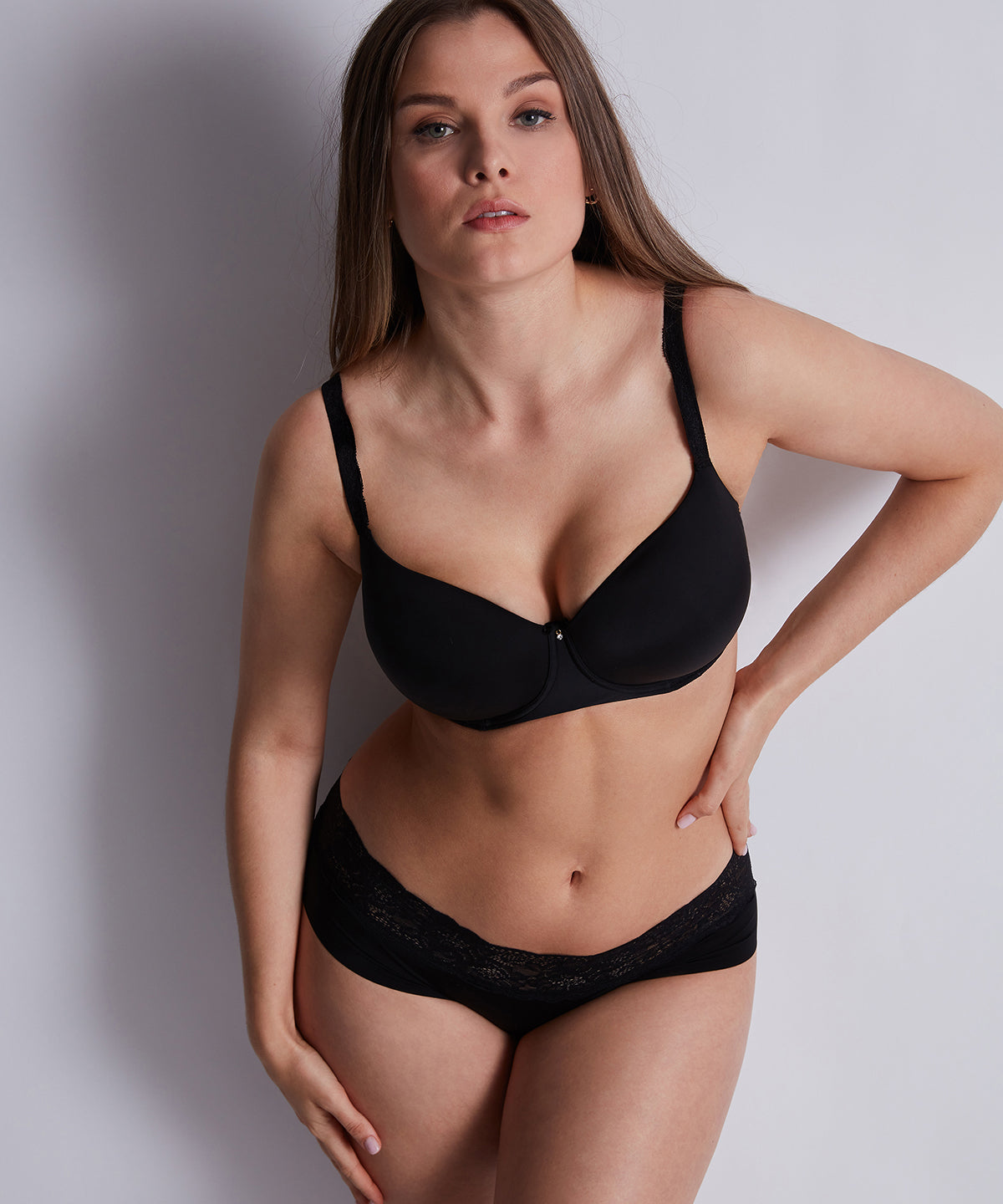 Sweetessence Noir Soutien-gorge Emboîtant coques fines Aubade