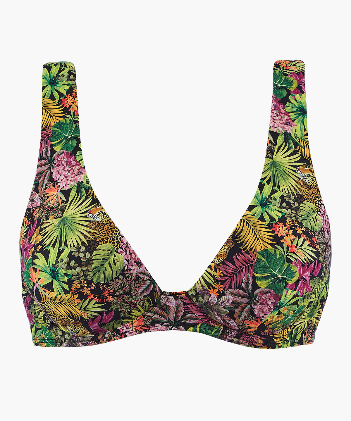 Exotic Fever Haut de maillot de bain Triangle avec armatures Deep Forest