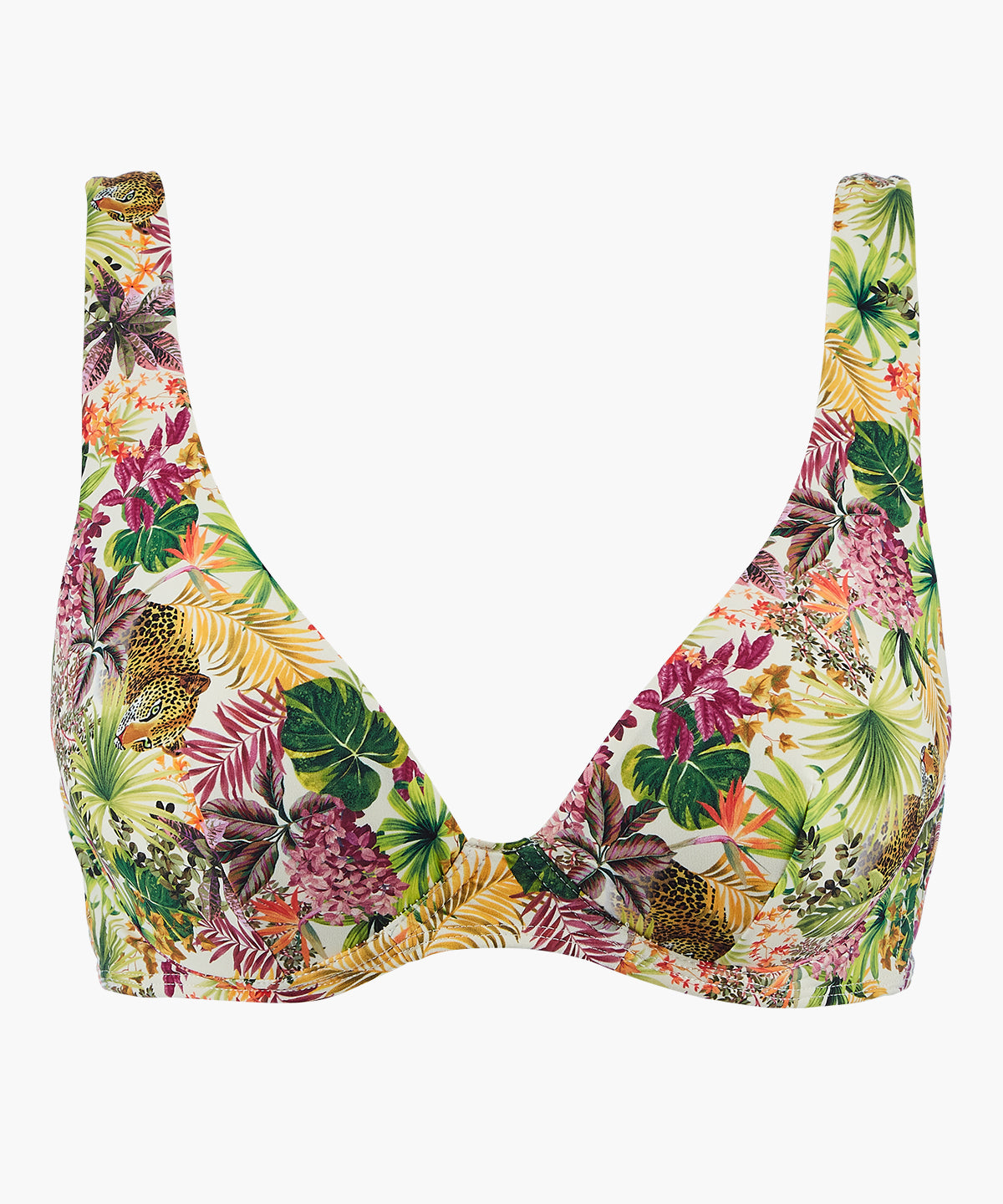 Exotic Fever Haut de maillot de bain Triangle avec armatures Tropicale Light