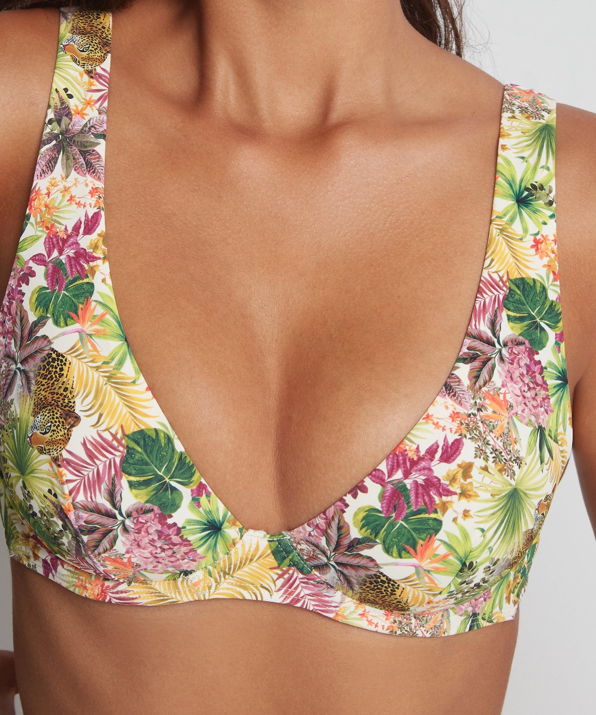 Exotic Fever Haut de maillot de bain Triangle avec armatures Tropicale Light