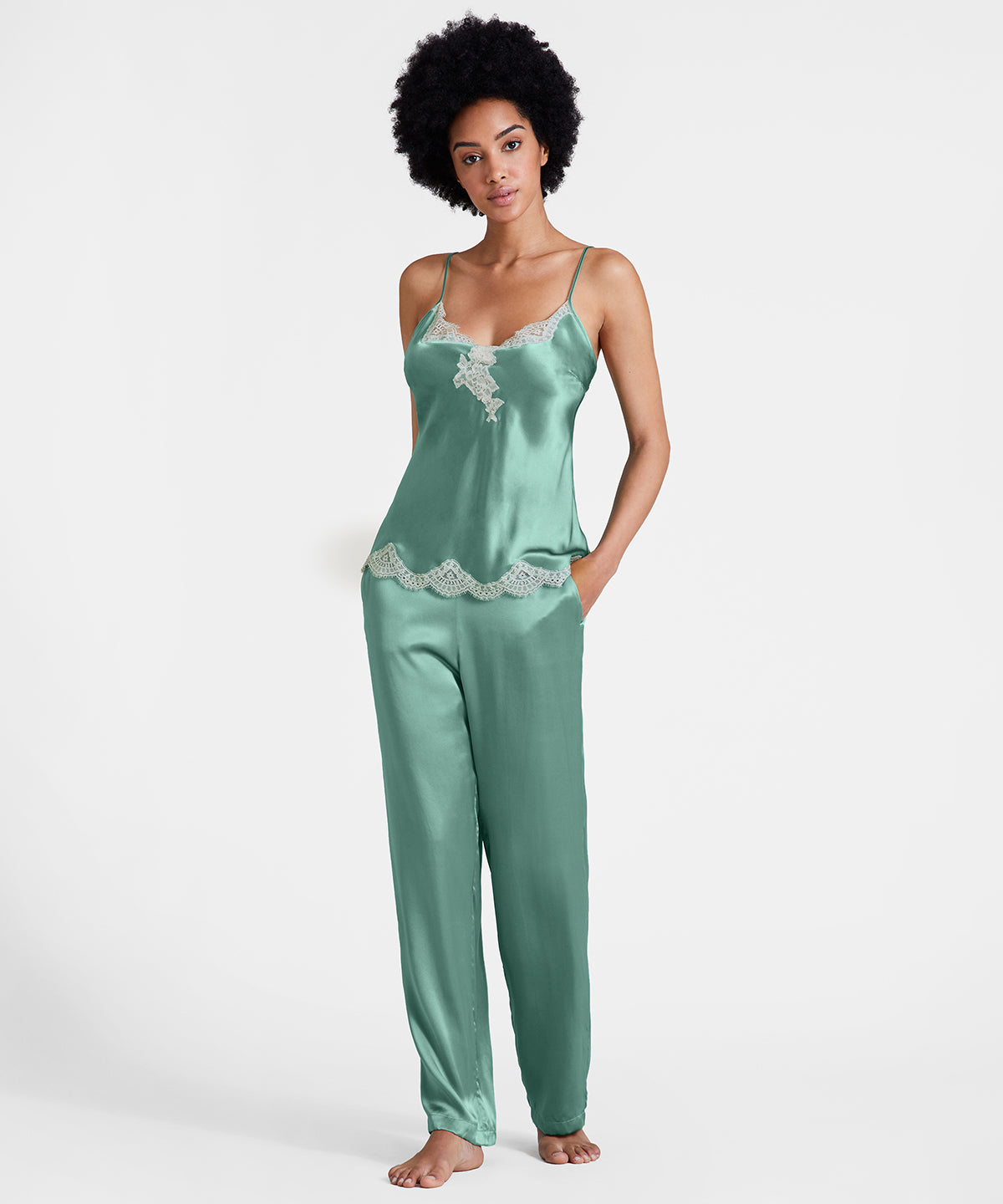 Toi Mon Amour Pantalon Sauge