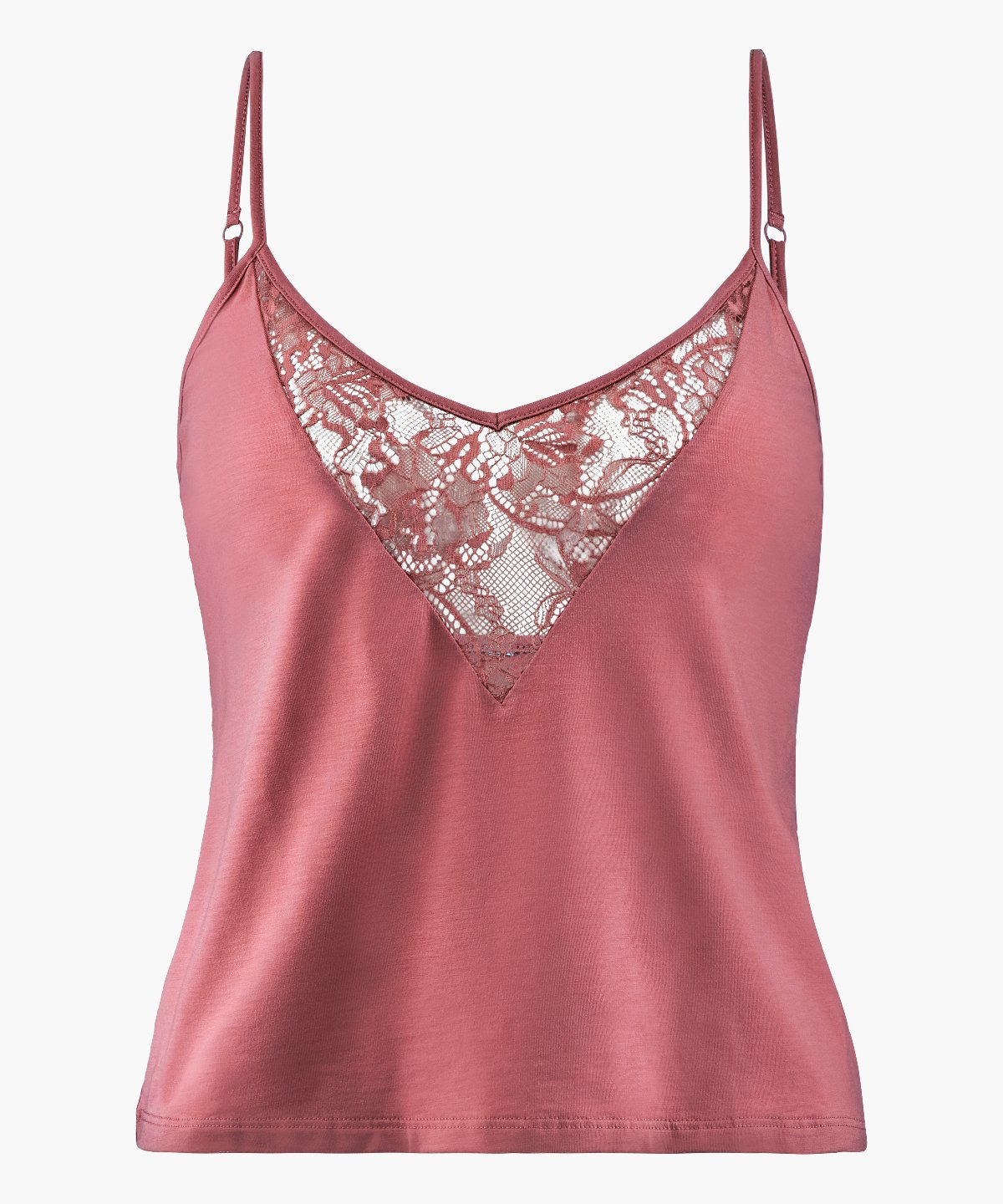 Lazy Days Top à fines bretelles Rosewood
