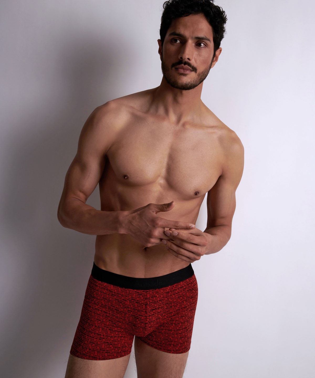 Aubade Homme Pack 2 boxers Love Letters Rouge