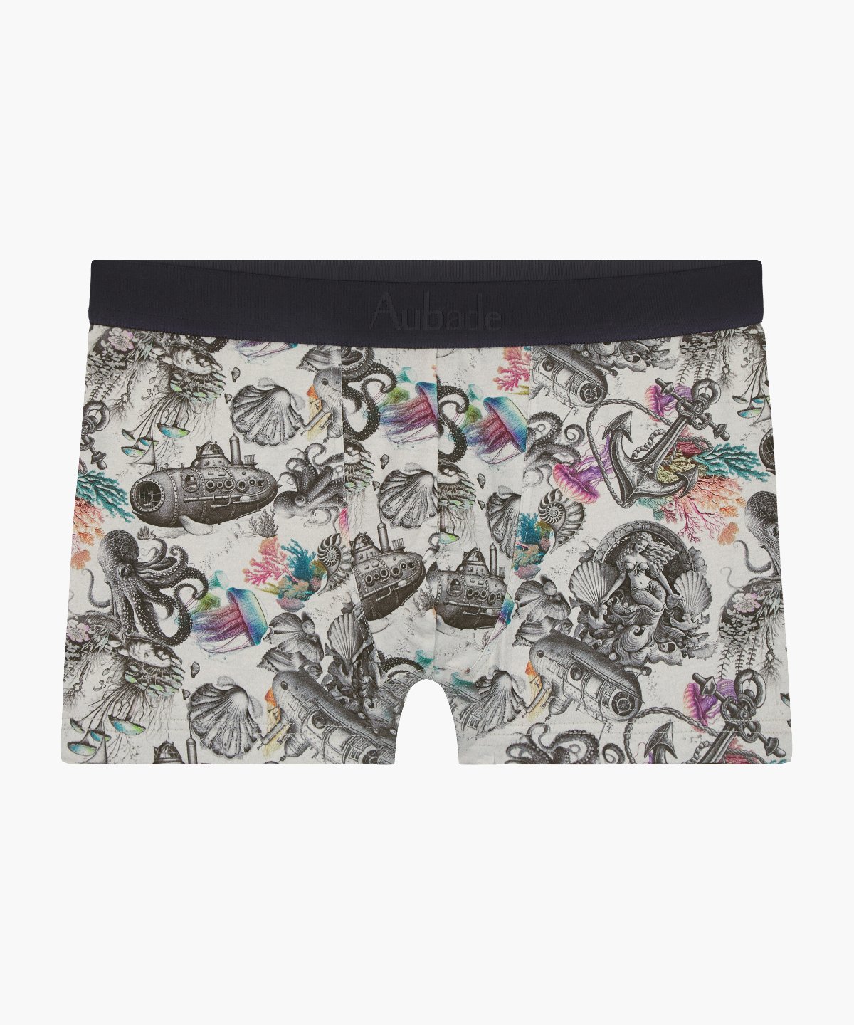 Aubade Shorty plumes retailer marine bleu