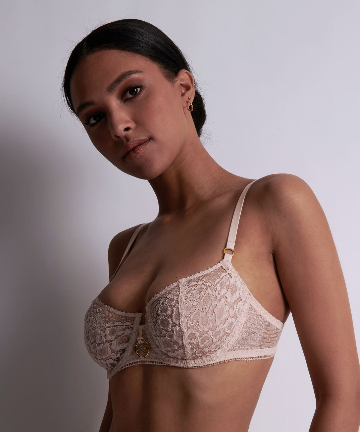 Illusion Fauve Soutien-gorge Corbeille avec armatures Thé Blanc