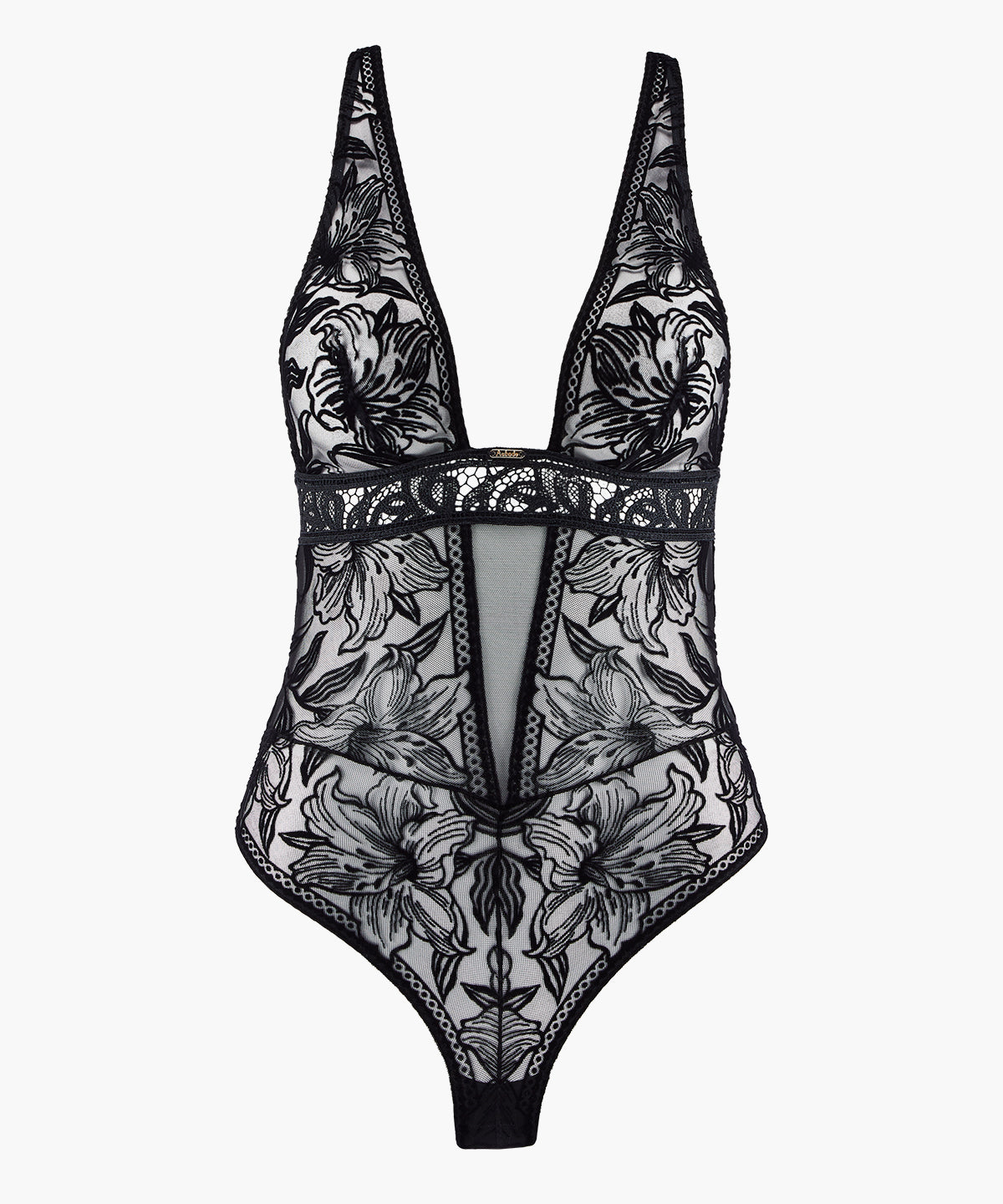 aubade Cœur à Corps Noir Body