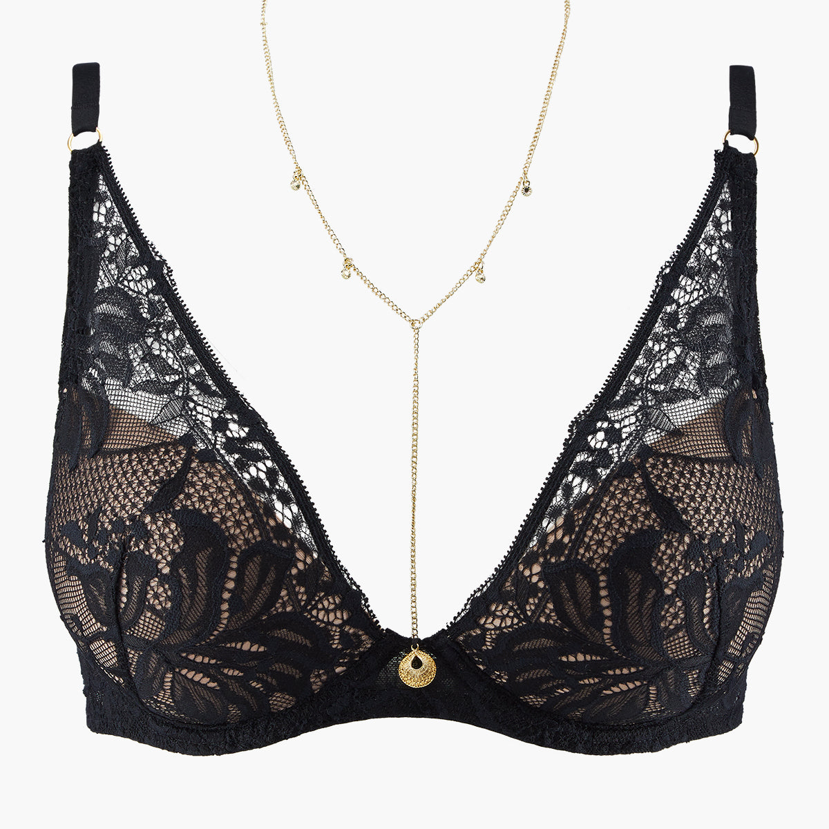 Gold Pleasure Black Light Scarf push-up Aubade - Main Image
