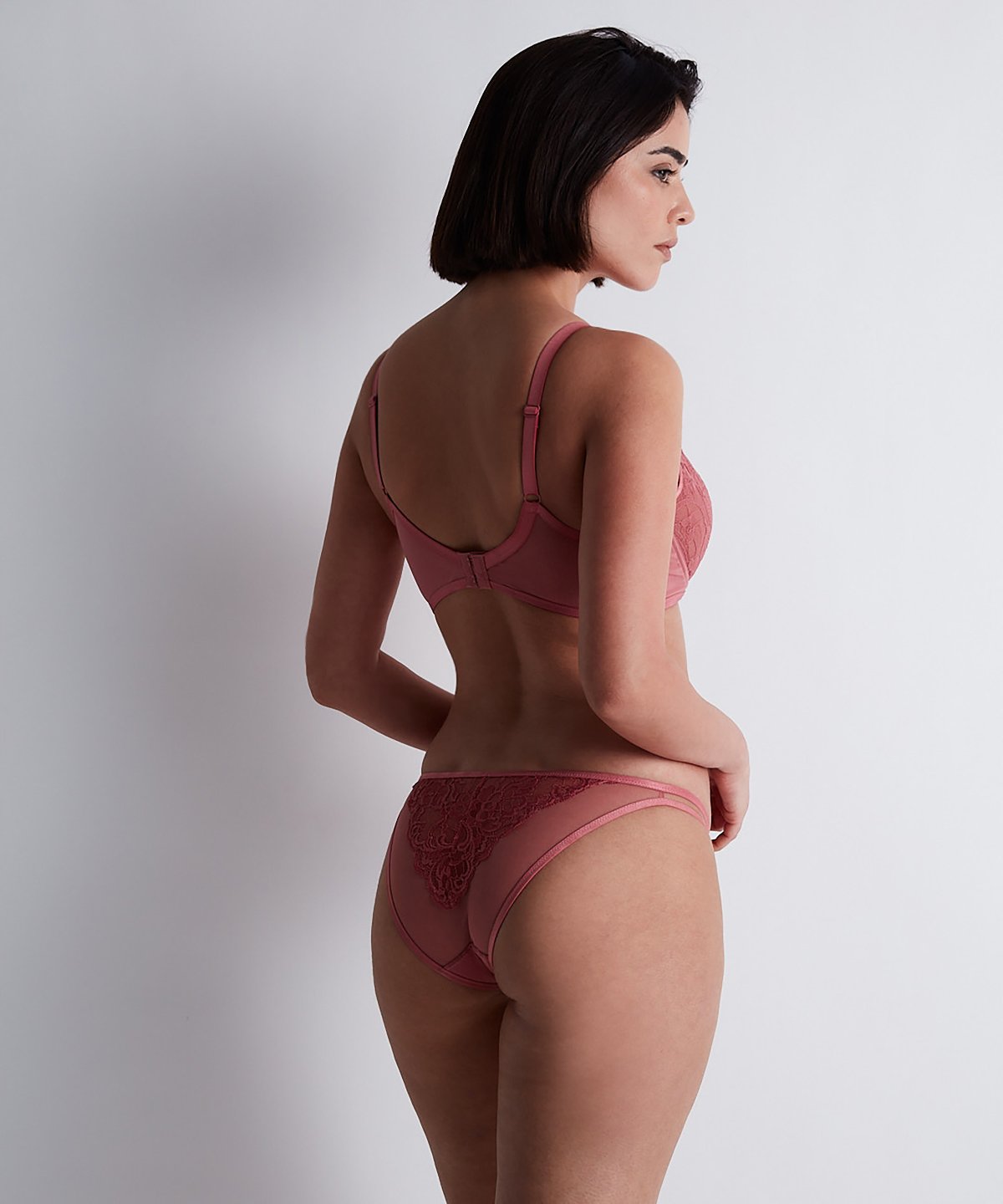 Feeling Myself Soutien-gorge Triangle avec armatures Rosewood