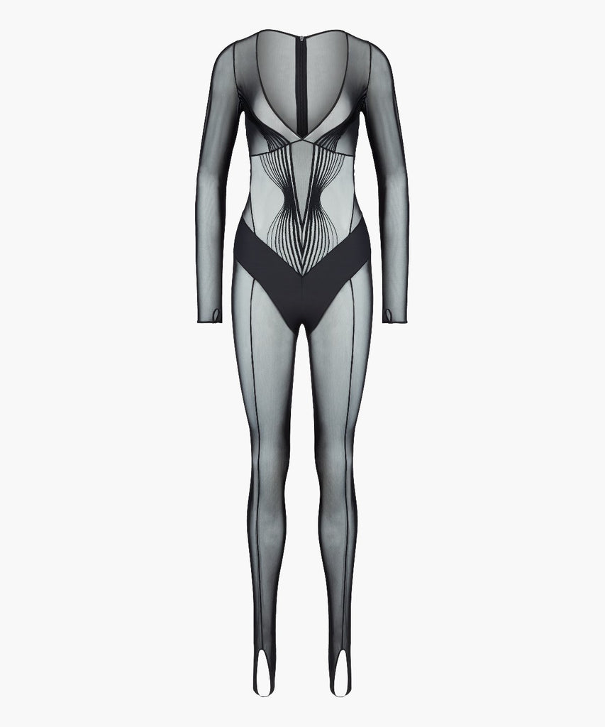 Midnight Storm Smoky Attraction Tight-fitting suit | Aubade