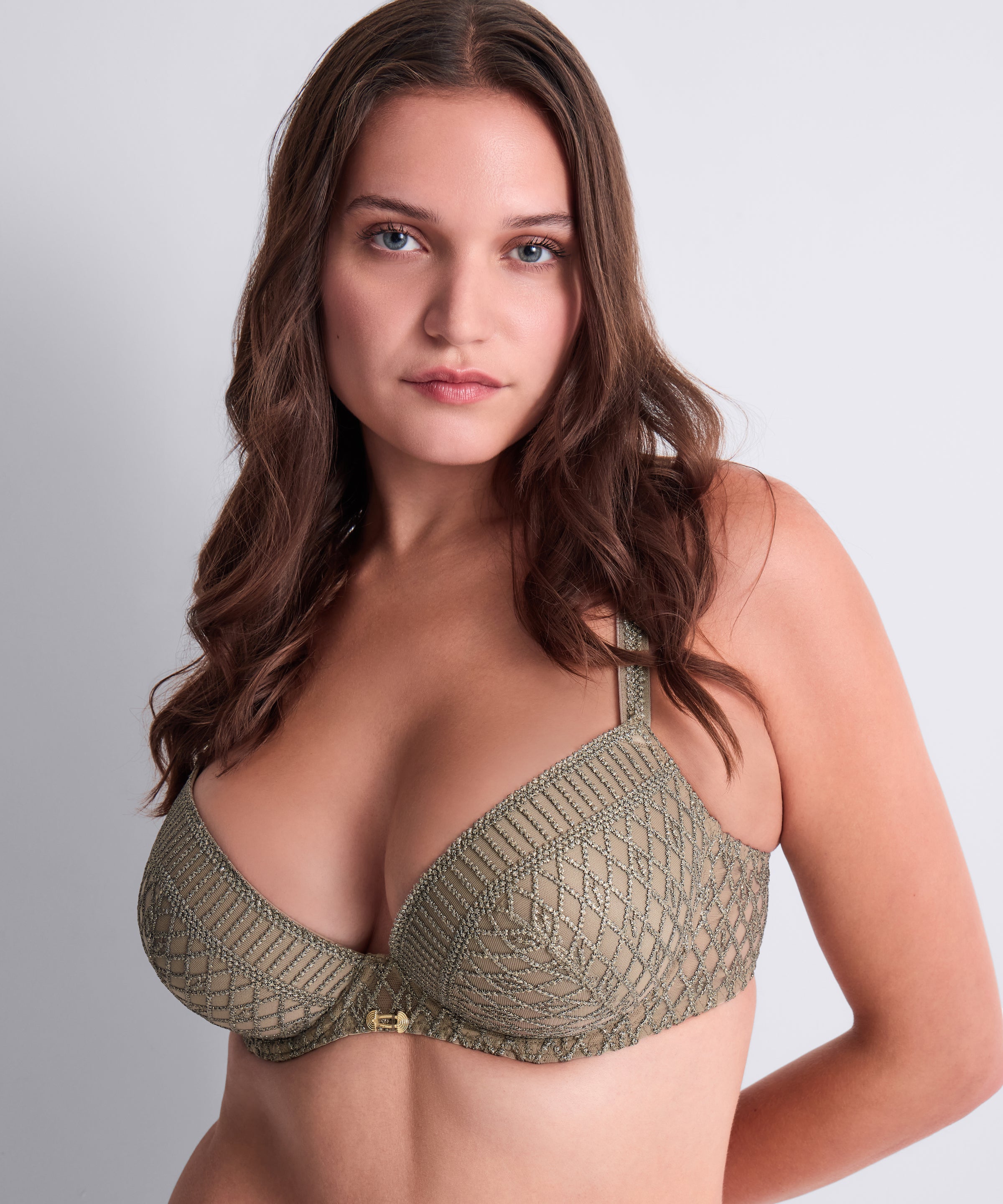 Stardust Dream Soutien-gorge Push-up coques Nile Green