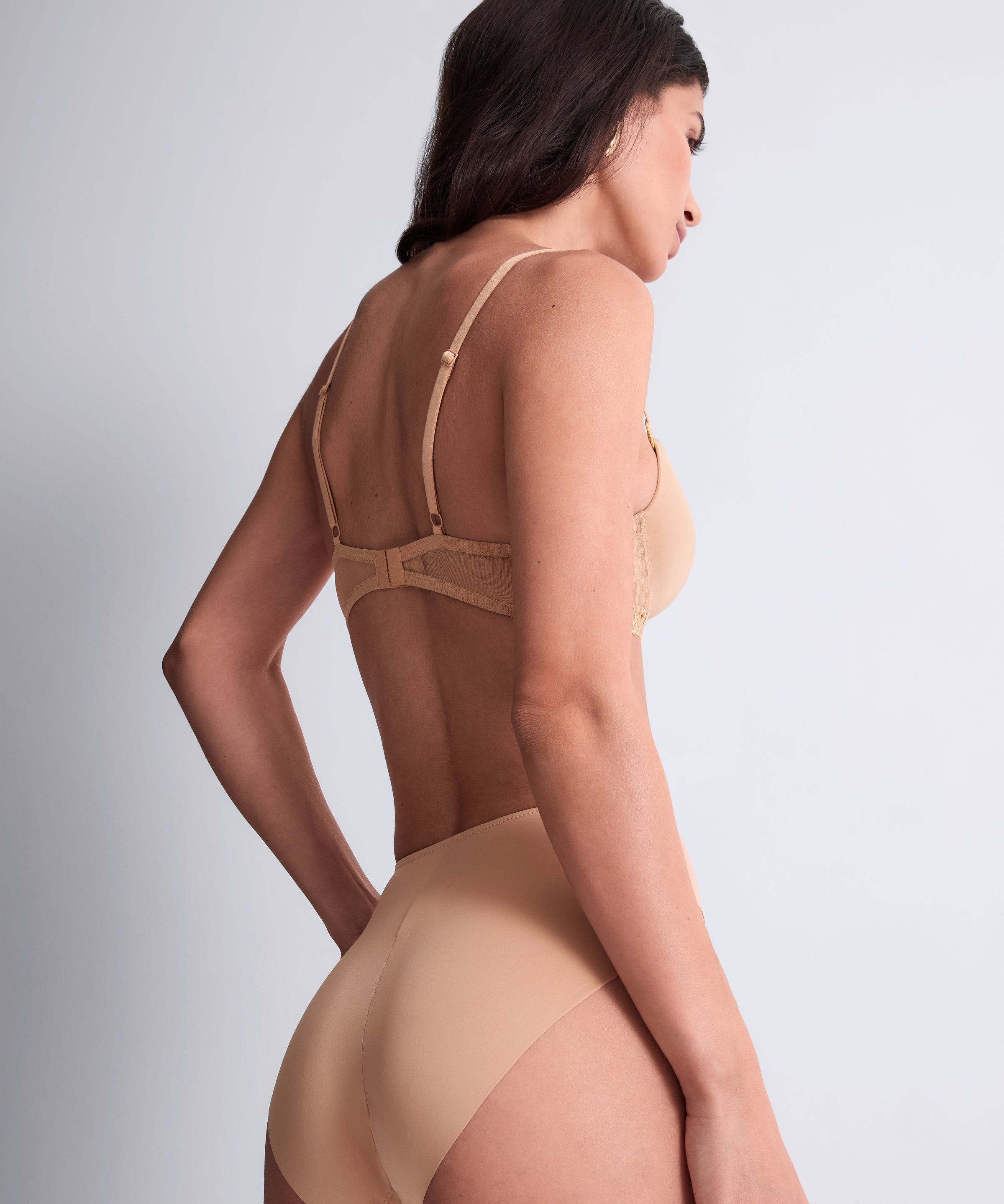 Sheer Emotion Culotte taille haute Sand