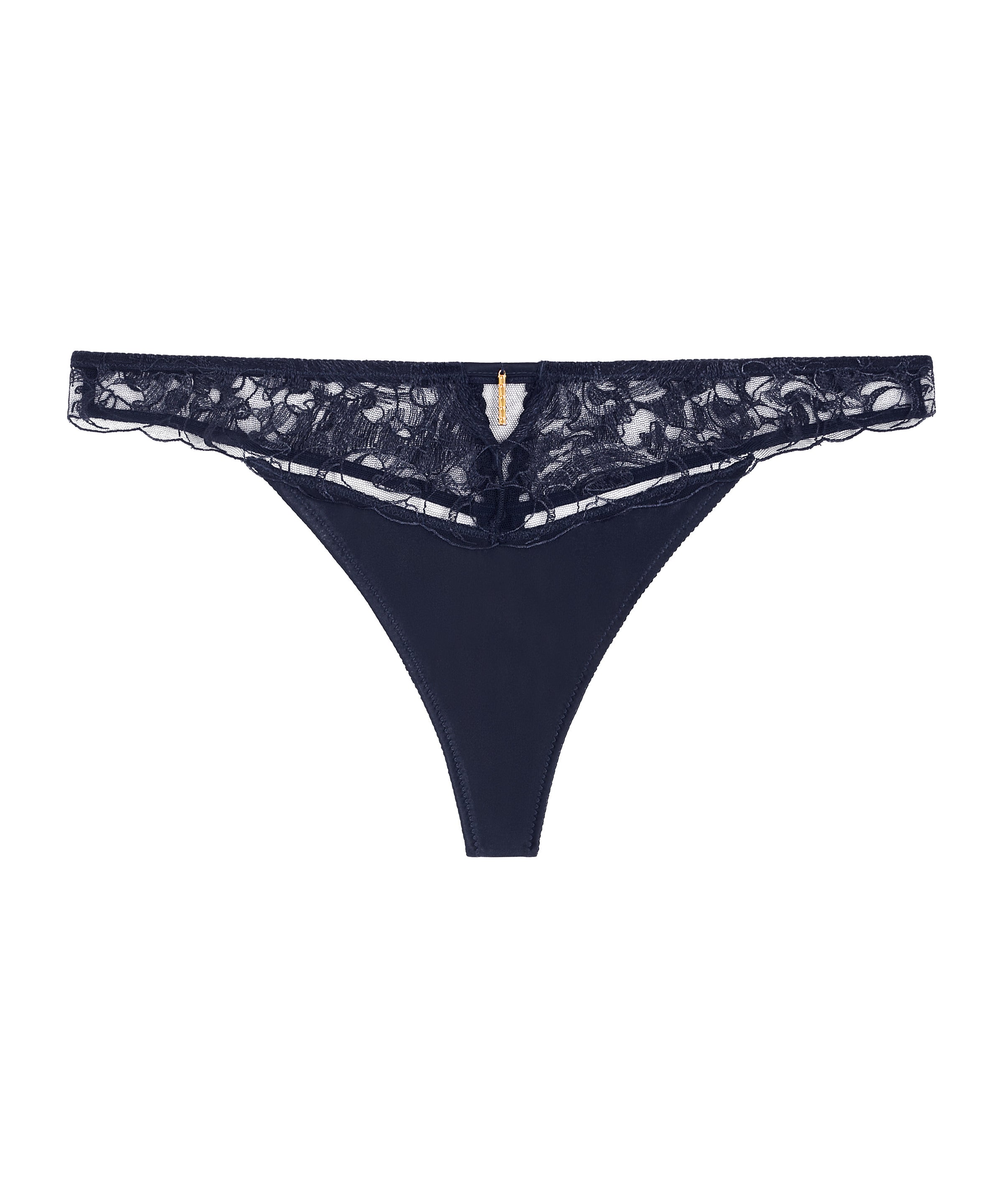 Satin Memories Tanga Deep Sea