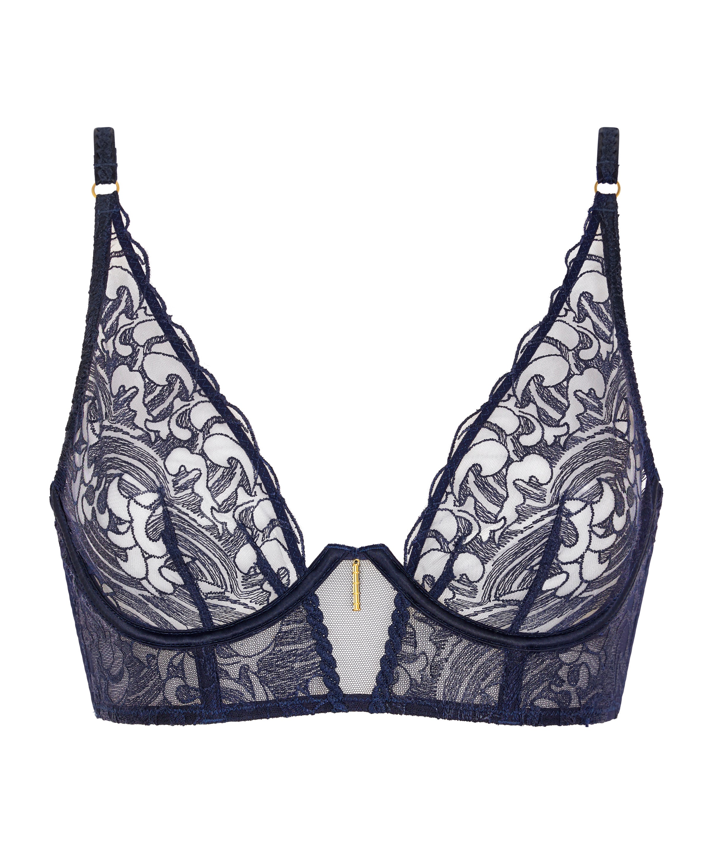Satin Memories Bustier Deep Sea