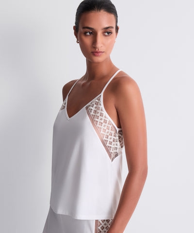 Sweet Obsession Top à fines bretelles Opale