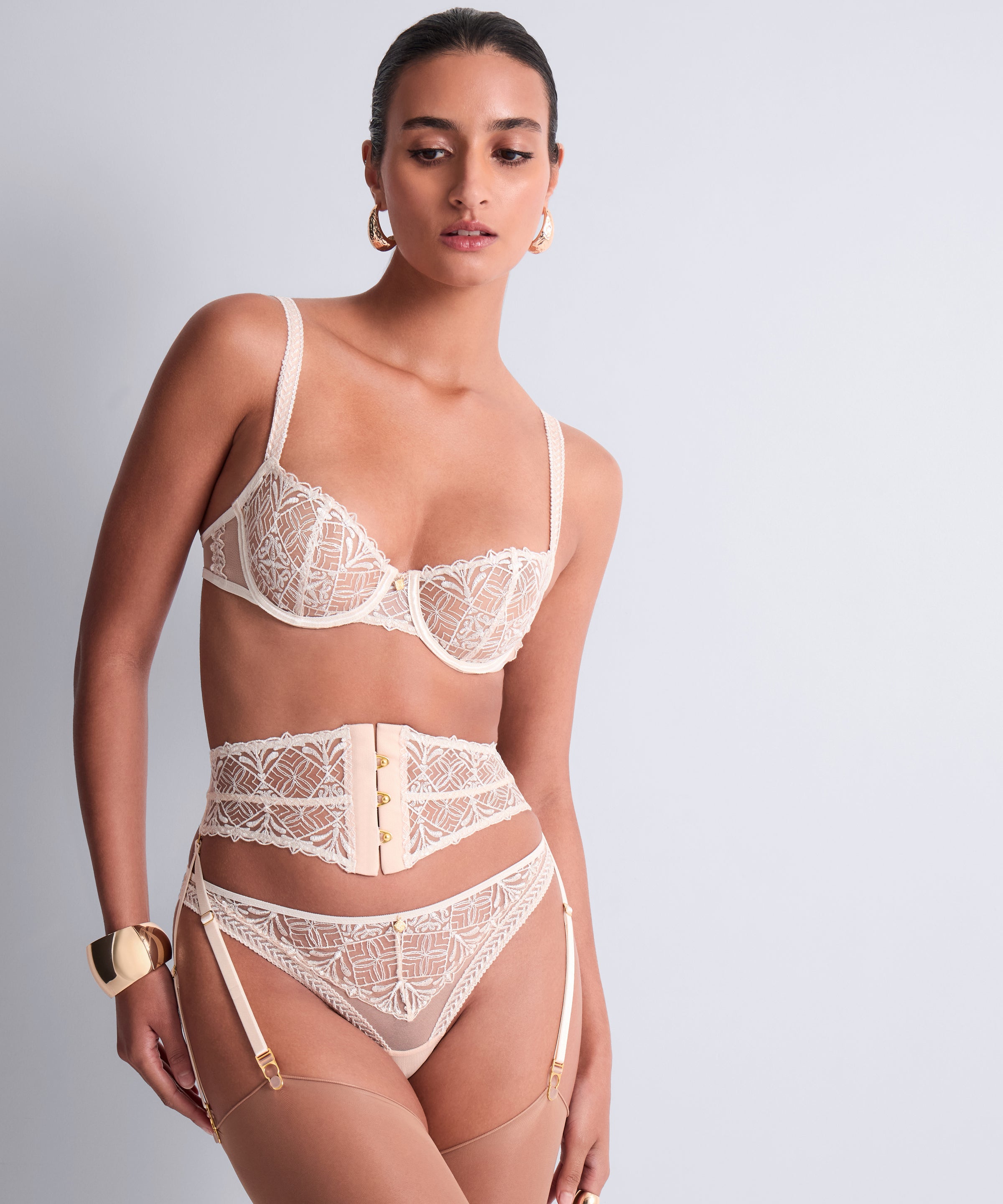 Iconic Calypso Soutien-gorge Corbeille avec armatures Dune