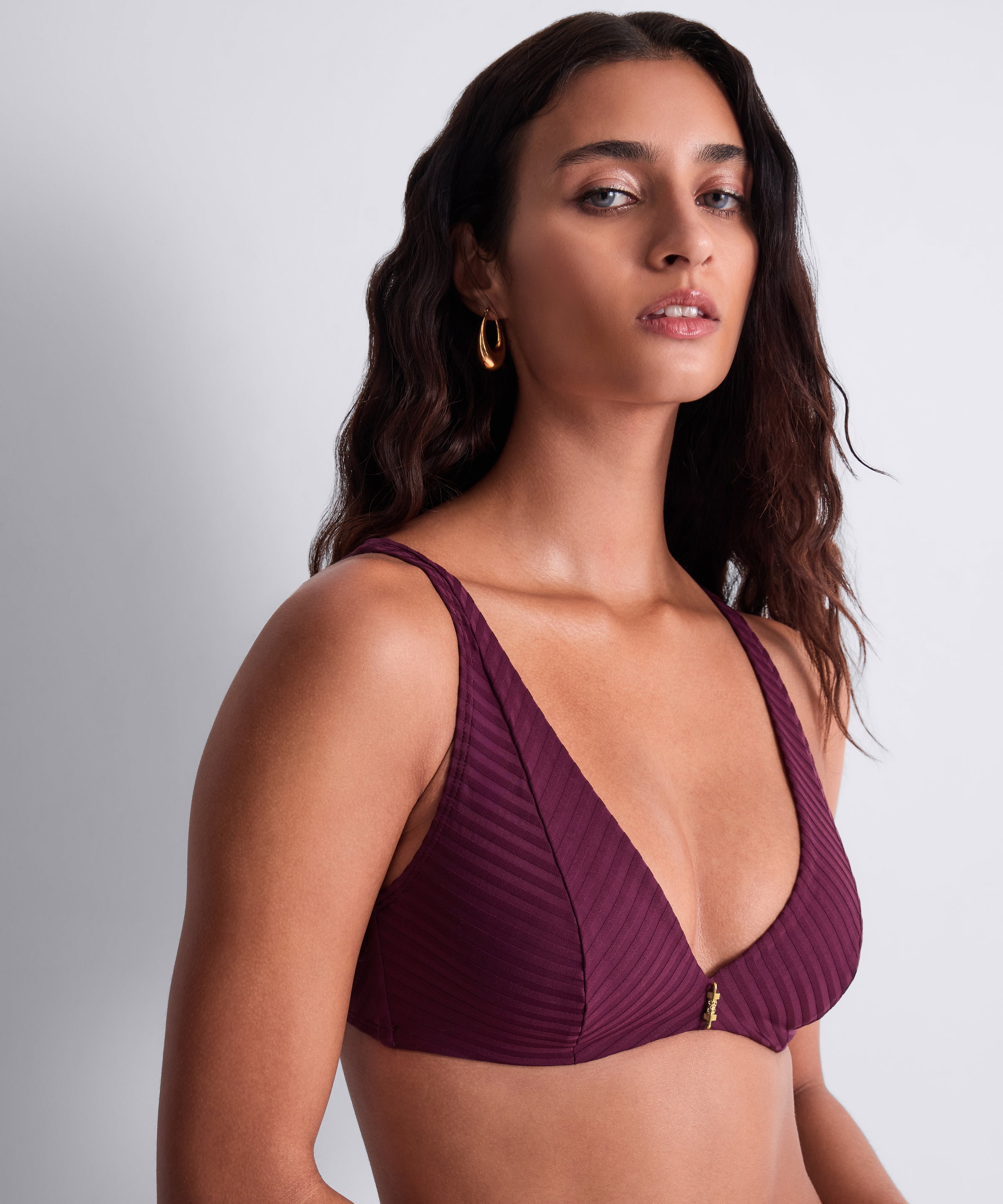 Sun Pop Haut de maillot de bain Triangle emboîtant Açaï