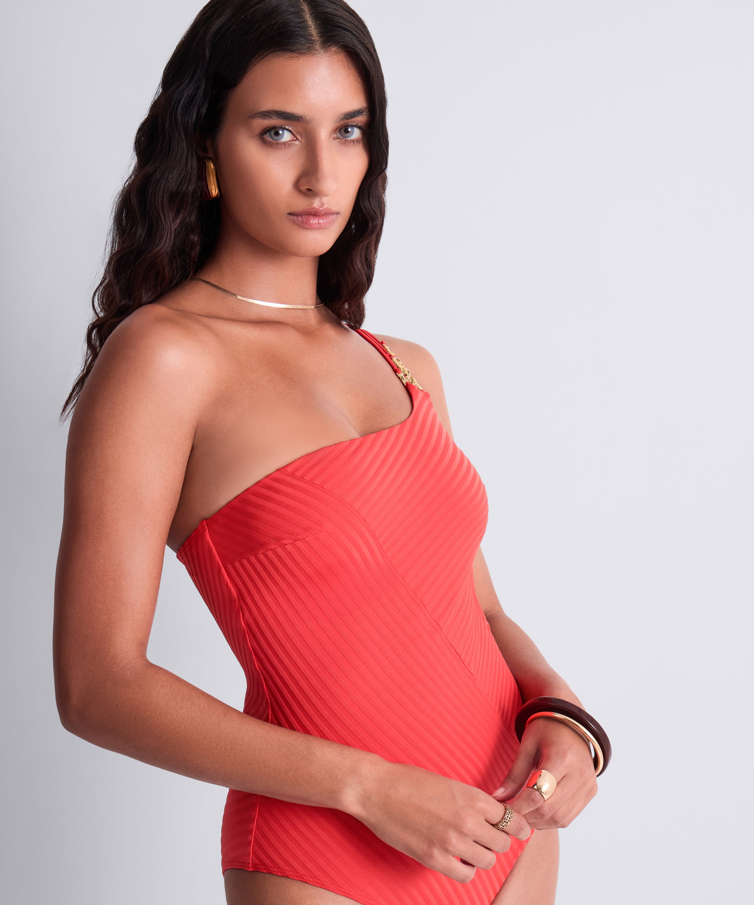 Sun Pop Maillot de bain une pièce Corail