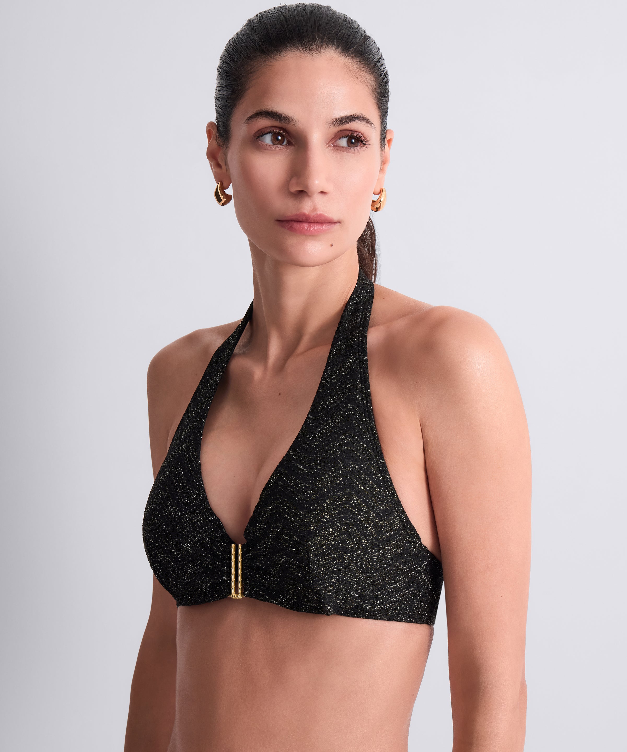 Golden Horizon Haut de maillot de bain Armatures Black