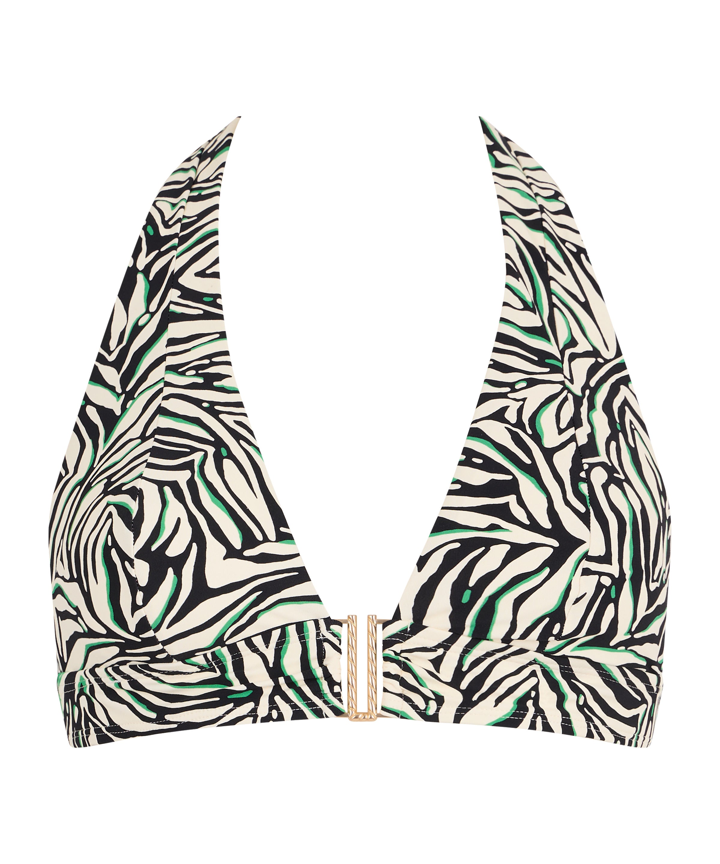 Tropical Splash Haut de maillot de bain Triangle Wild Stripes