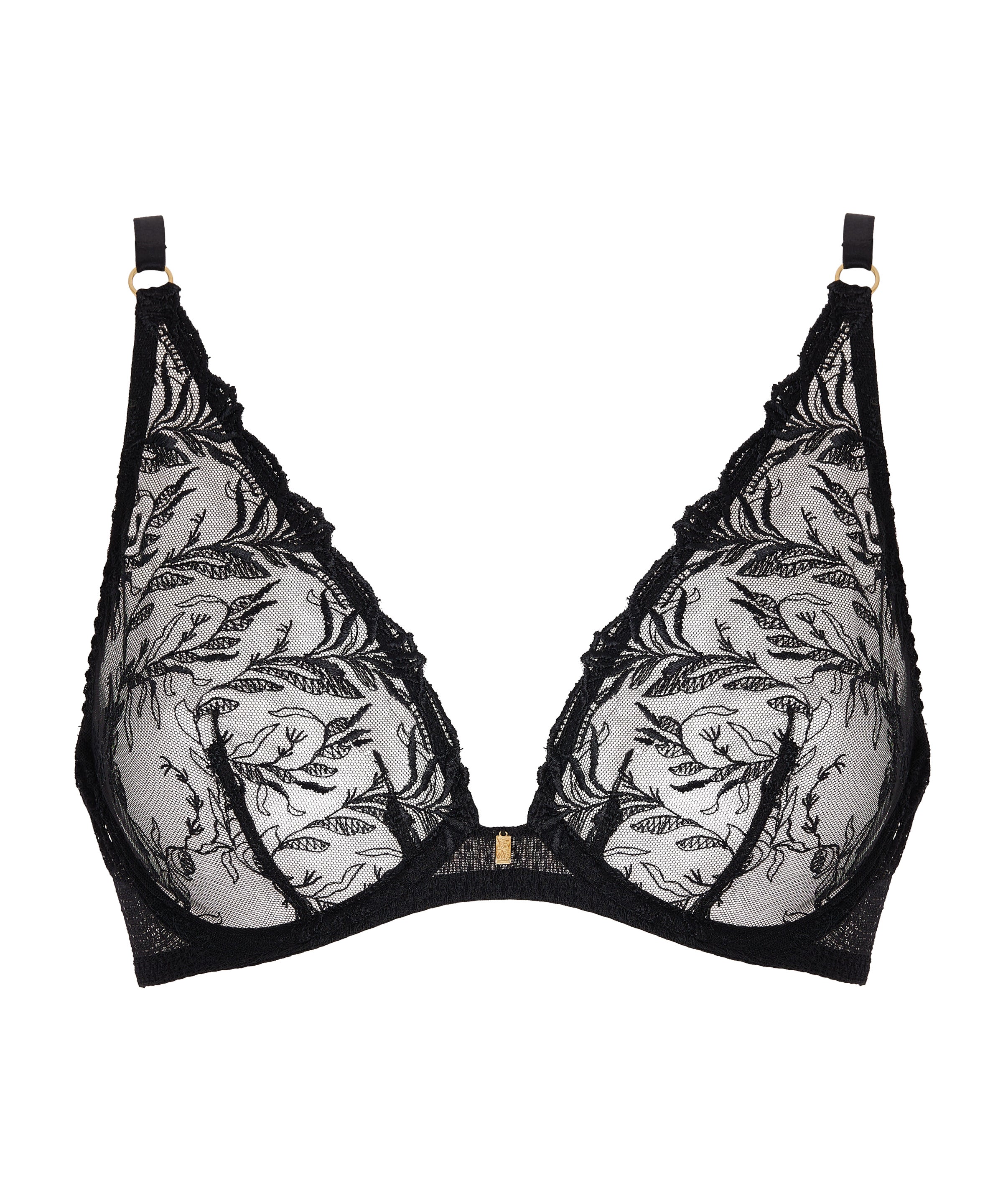 Hidden Treasure Soutien-gorge Triangle avec armatures Black