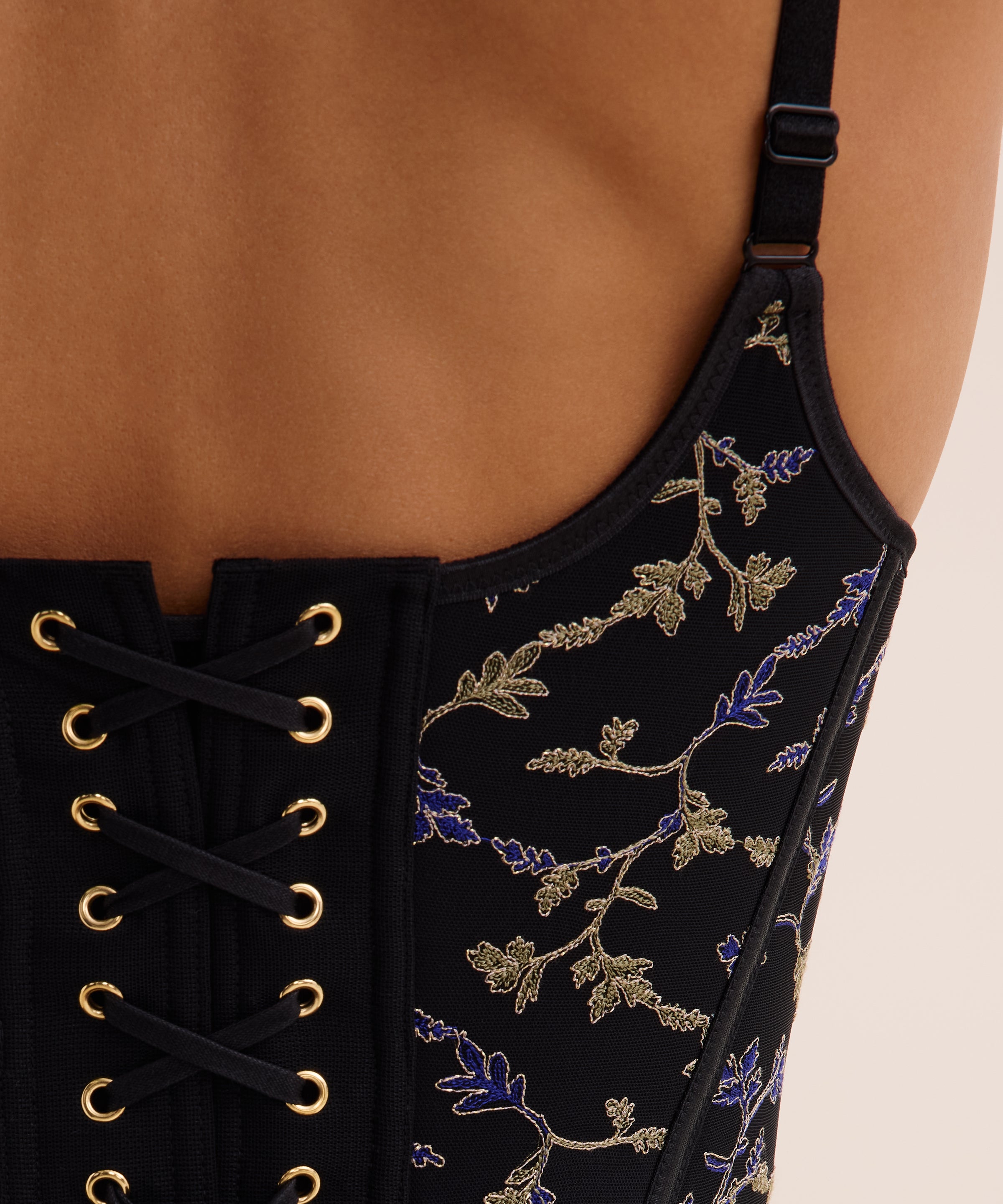 Midnight Opéra Corset Persian Blue