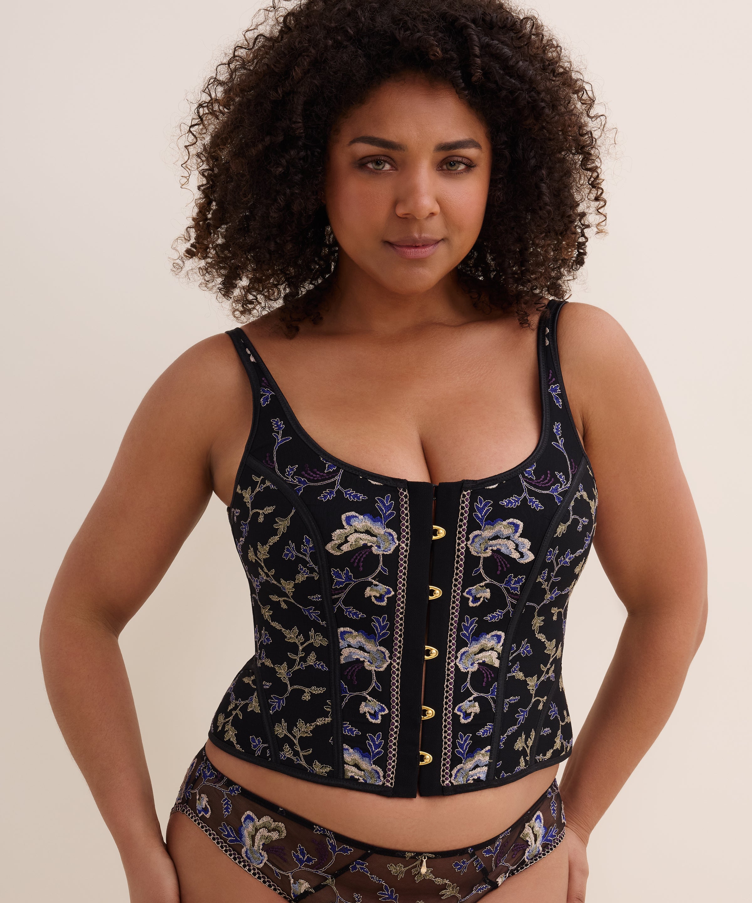 Midnight Opéra Corset Persian Blue